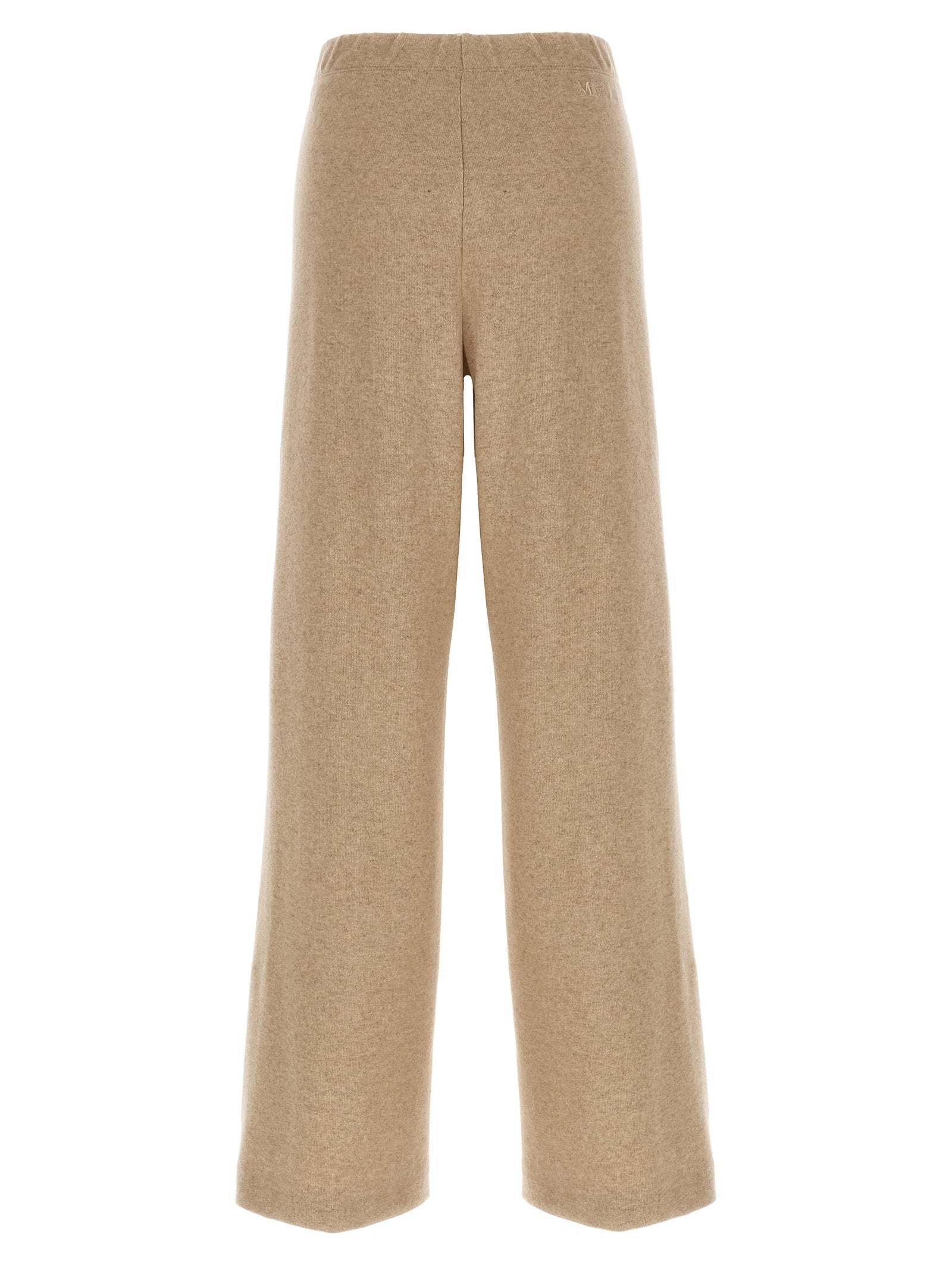 Max Mara Beige Cashmere Casual Women's Pants