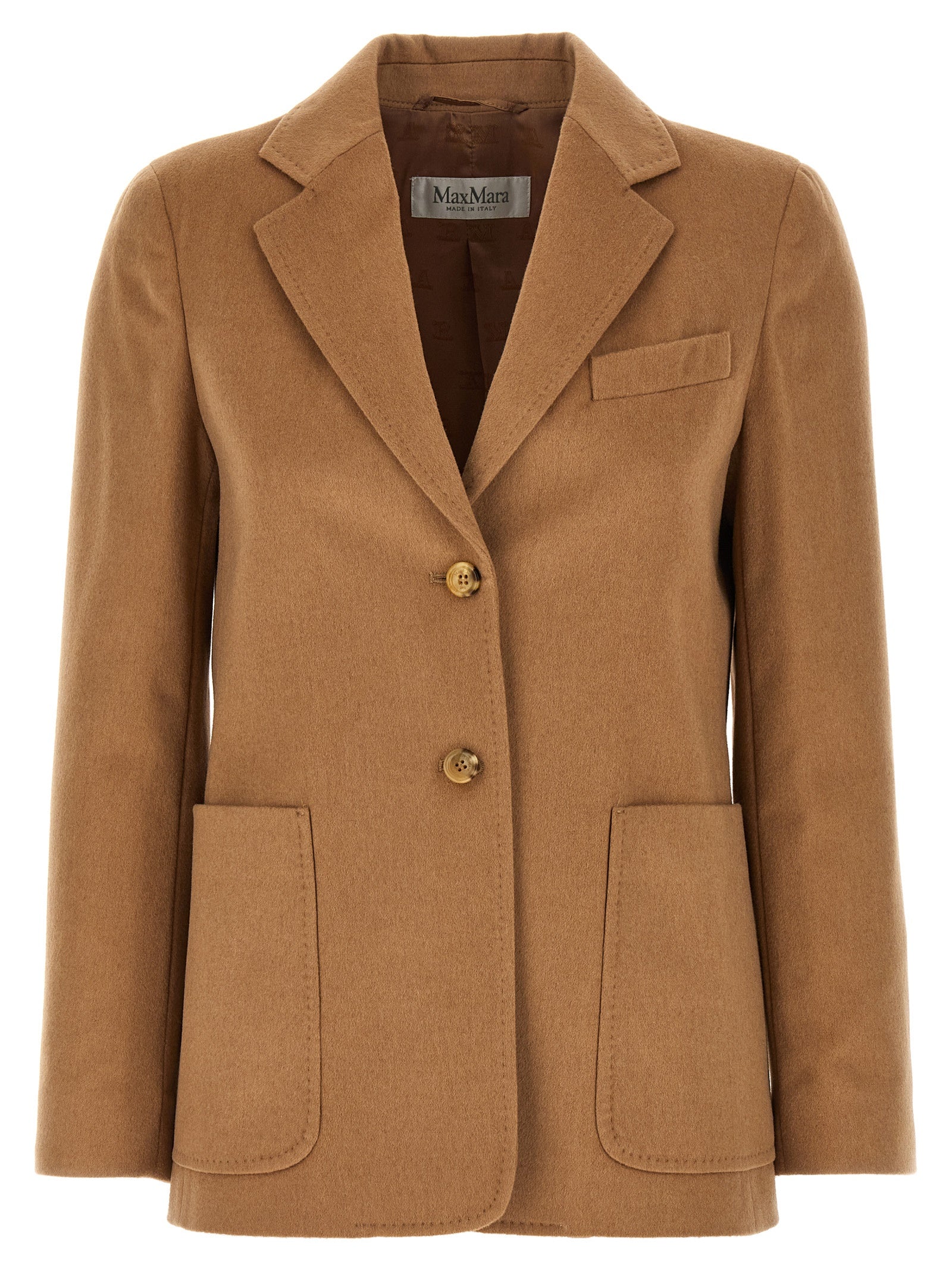 Max Mara Beige Wool Women's Blazer