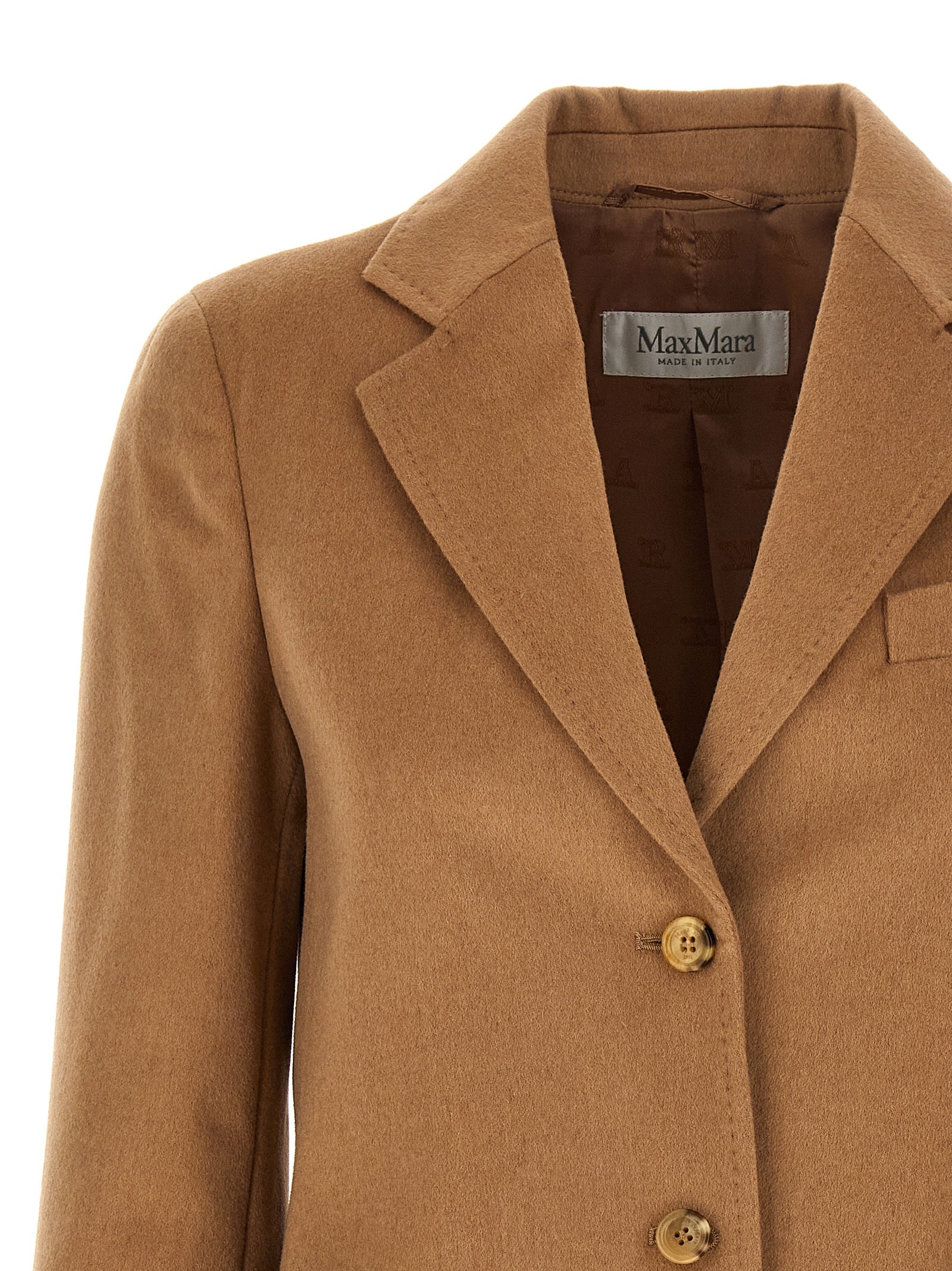 Max Mara Beige Wool Women's Blazer