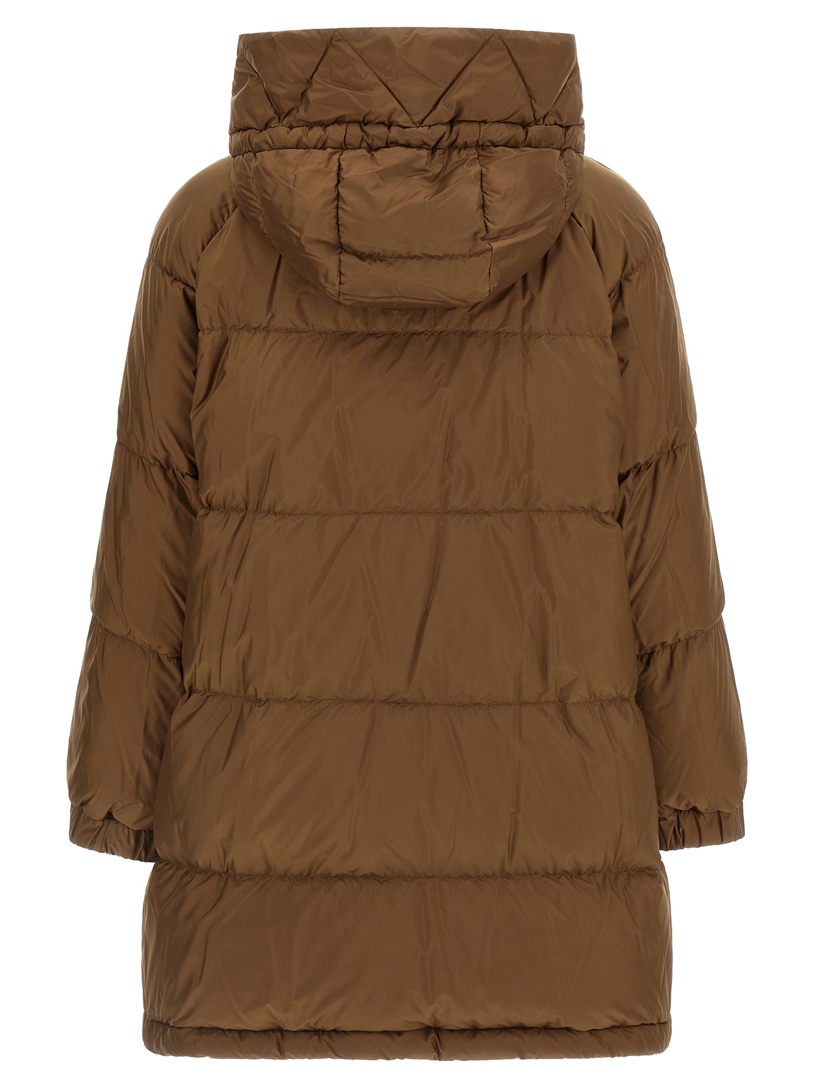 Max Mara Brown Polyester Women's Parka