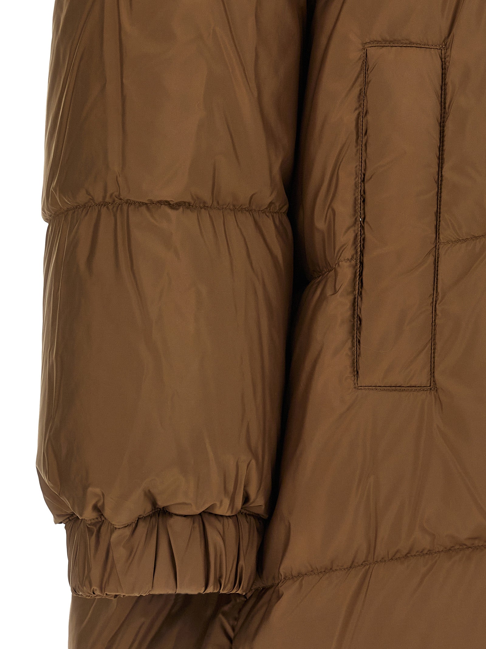 Max Mara Brown Polyester Women's Parka