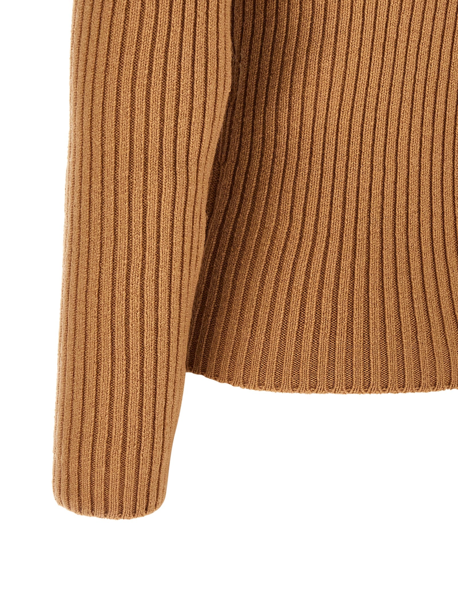 Max Mara Beige Wool Women's Cardigan