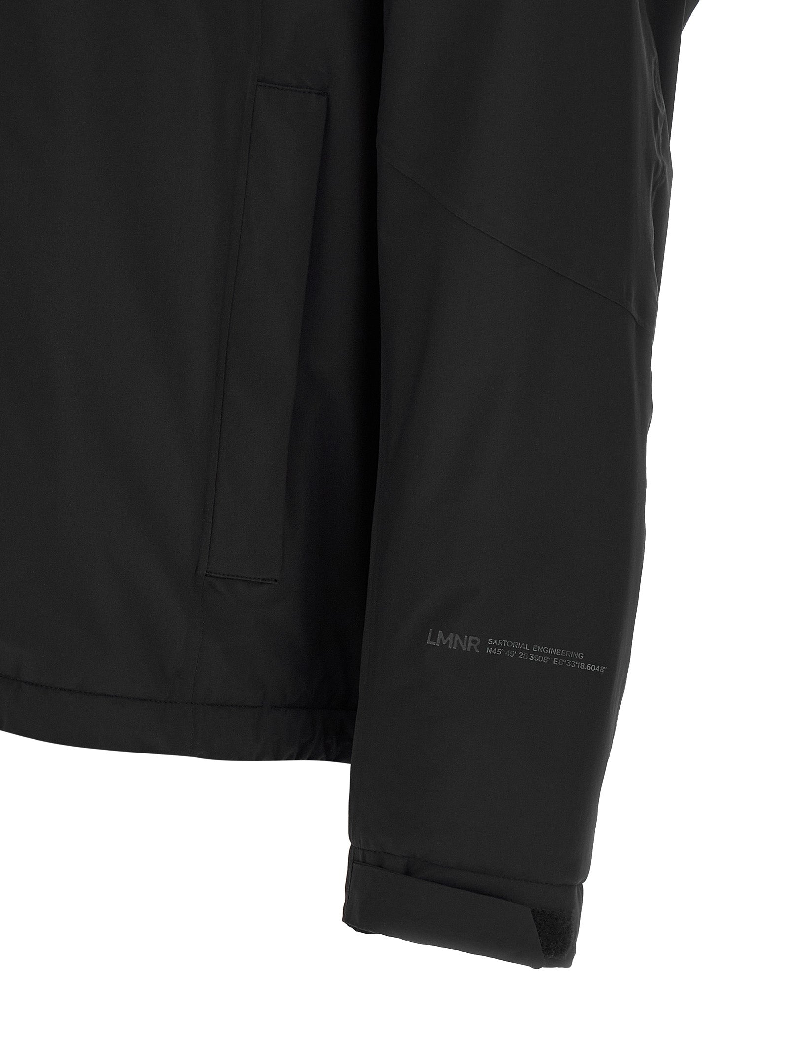 LAMINAR Black Polyamide Shell Men's Jacket