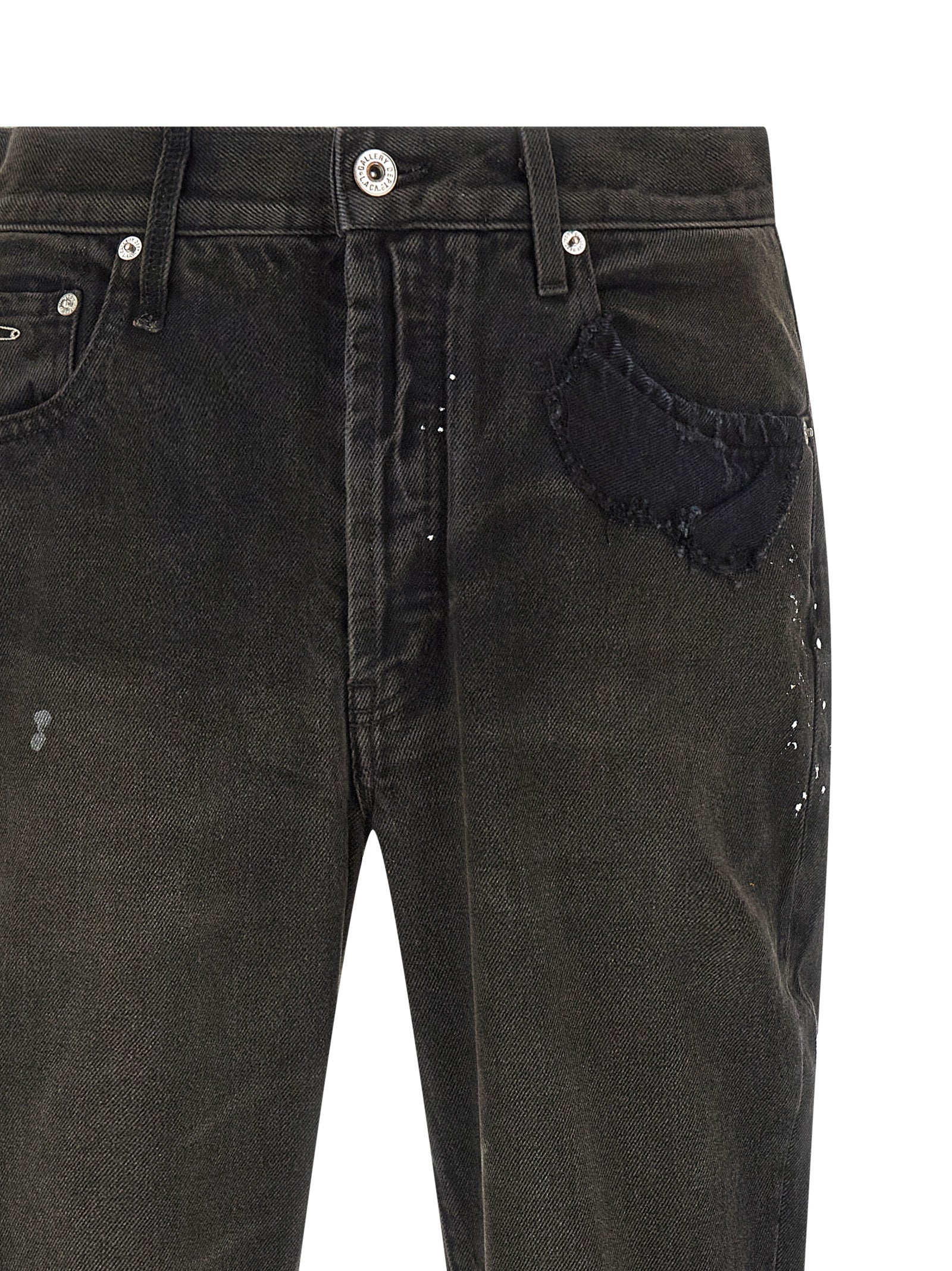 GALLERY DEPT. Black Cotton Flared Men's Jeans