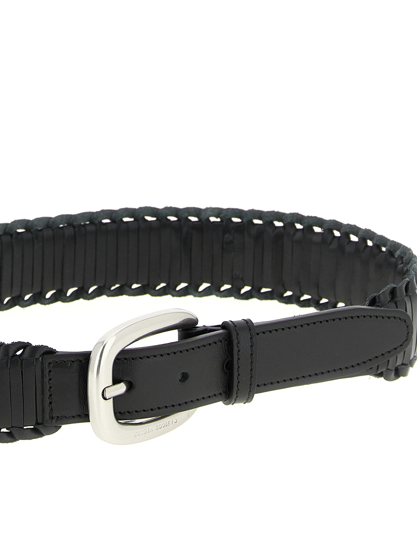 Golden Goose Black Cowhide Regular Women's Belt