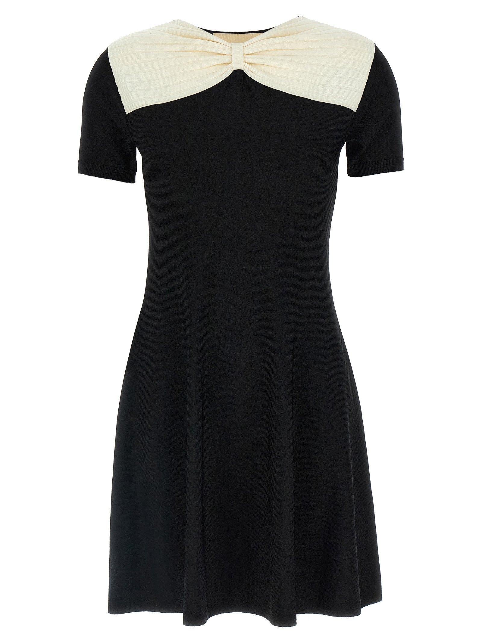 Valentino Garavani Black Viscose Short Women's Dress