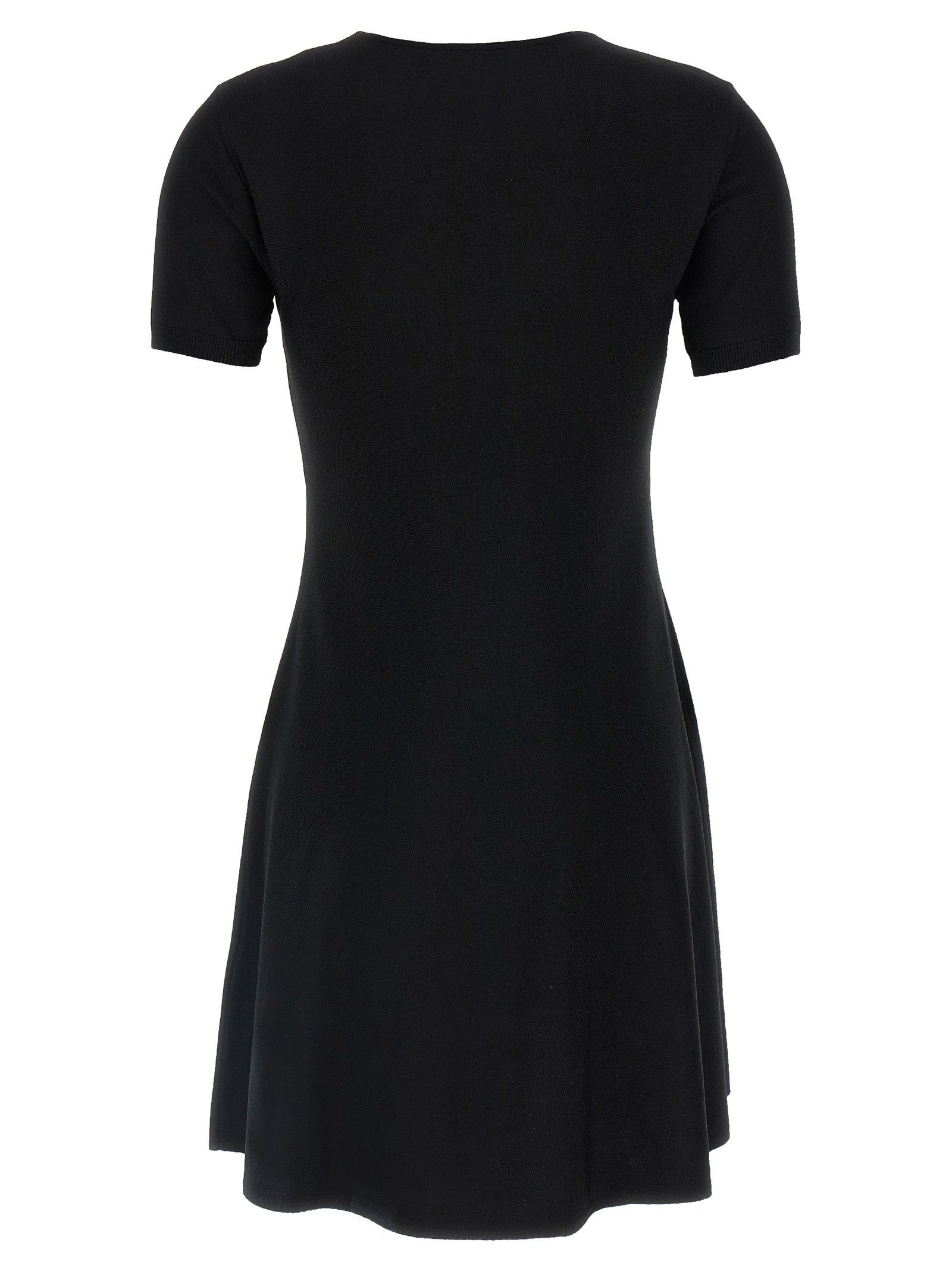 Valentino Garavani Black Viscose Short Women's Dress