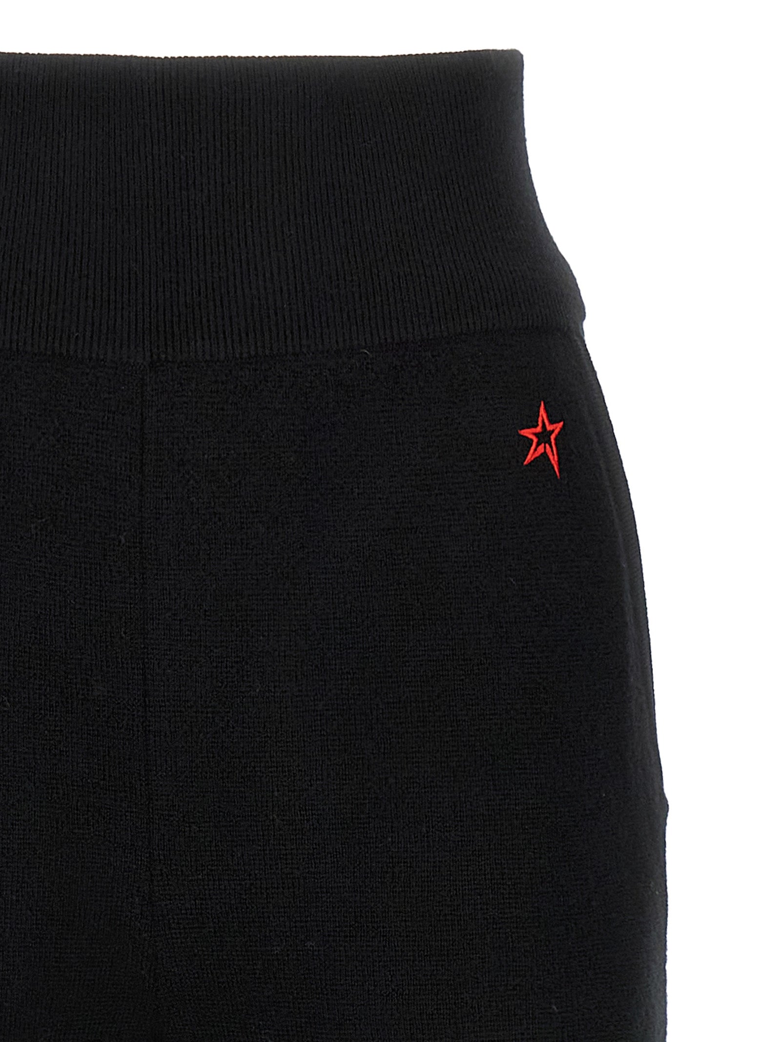 PERFECT MOMENT Black Merino Wool Casual Women's Pants