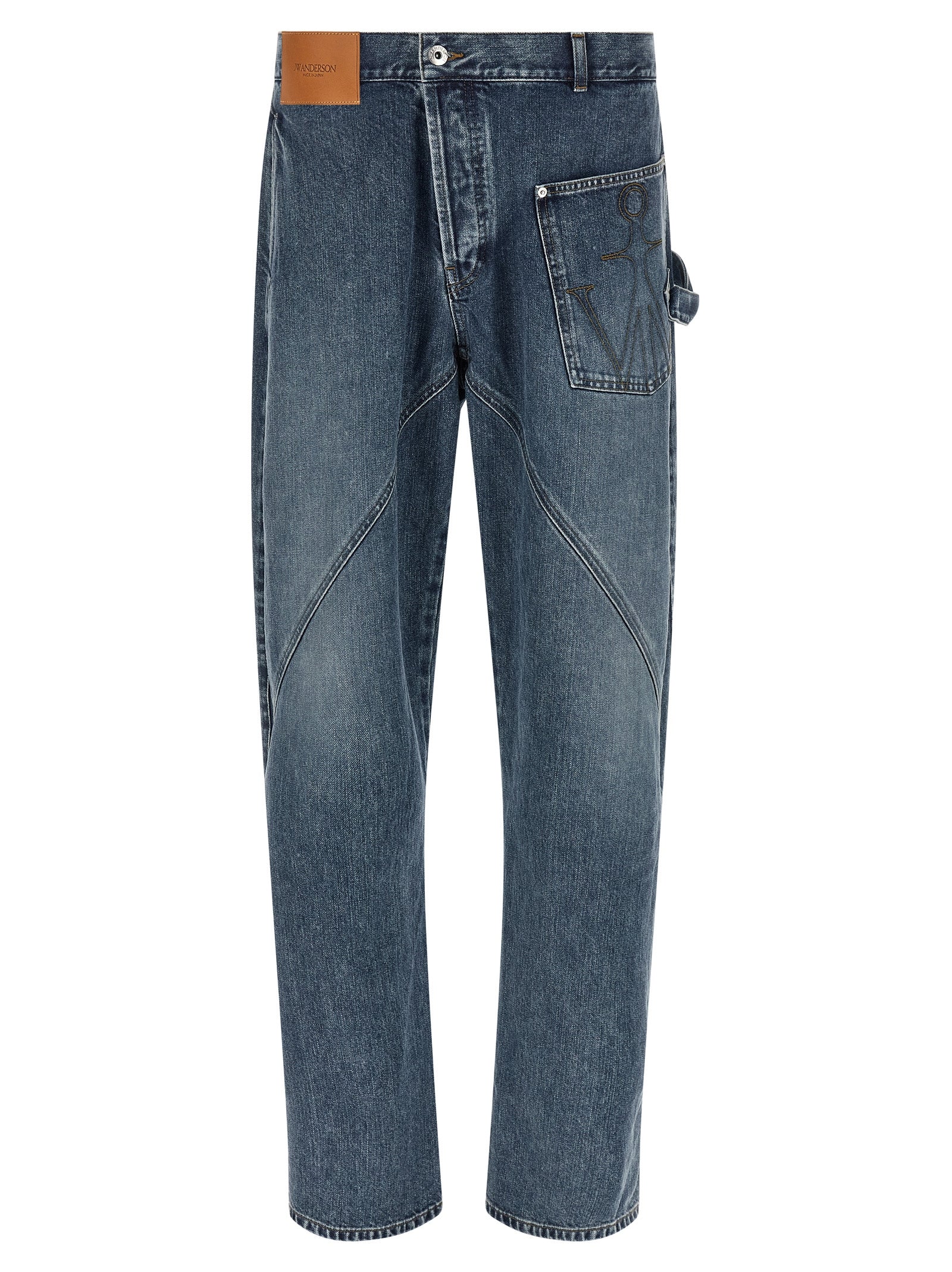 J.W.Anderson Blue Cotton Jeans Men's Denim