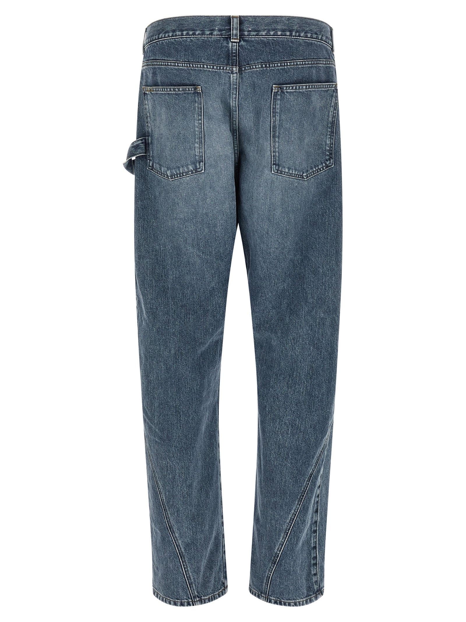 J.W.Anderson Blue Cotton Jeans Men's Denim