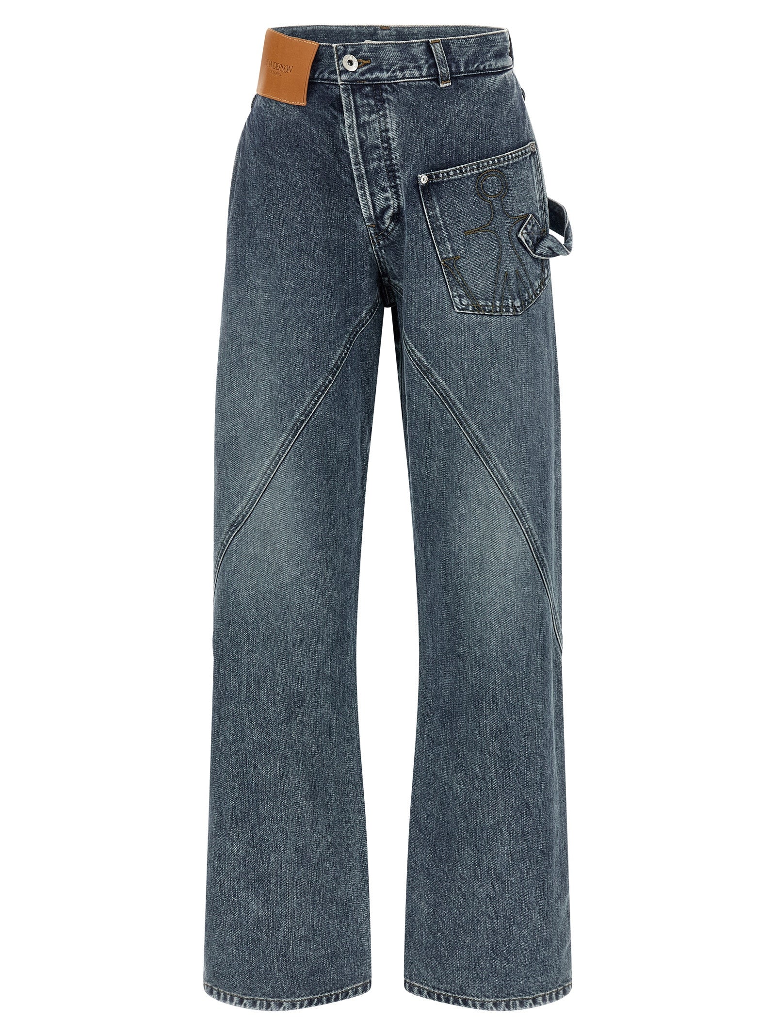 J.W.Anderson Blue Cotton Jeans Women's Denim