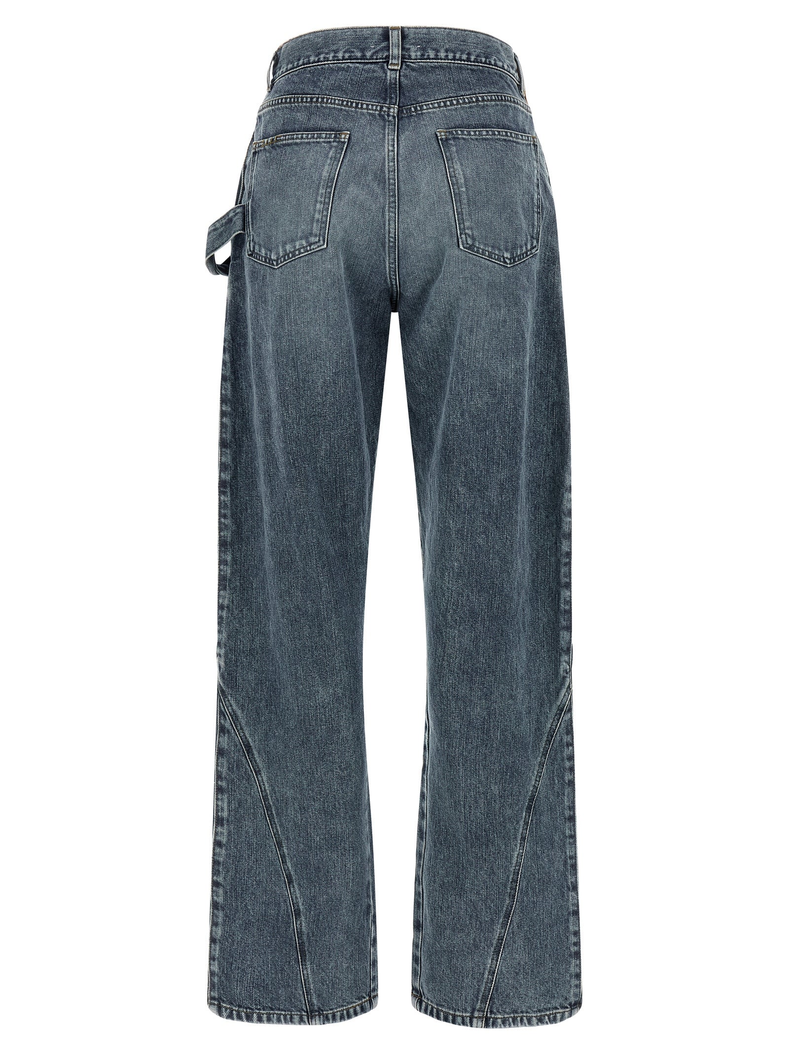 J.W.Anderson Blue Cotton Jeans Women's Denim