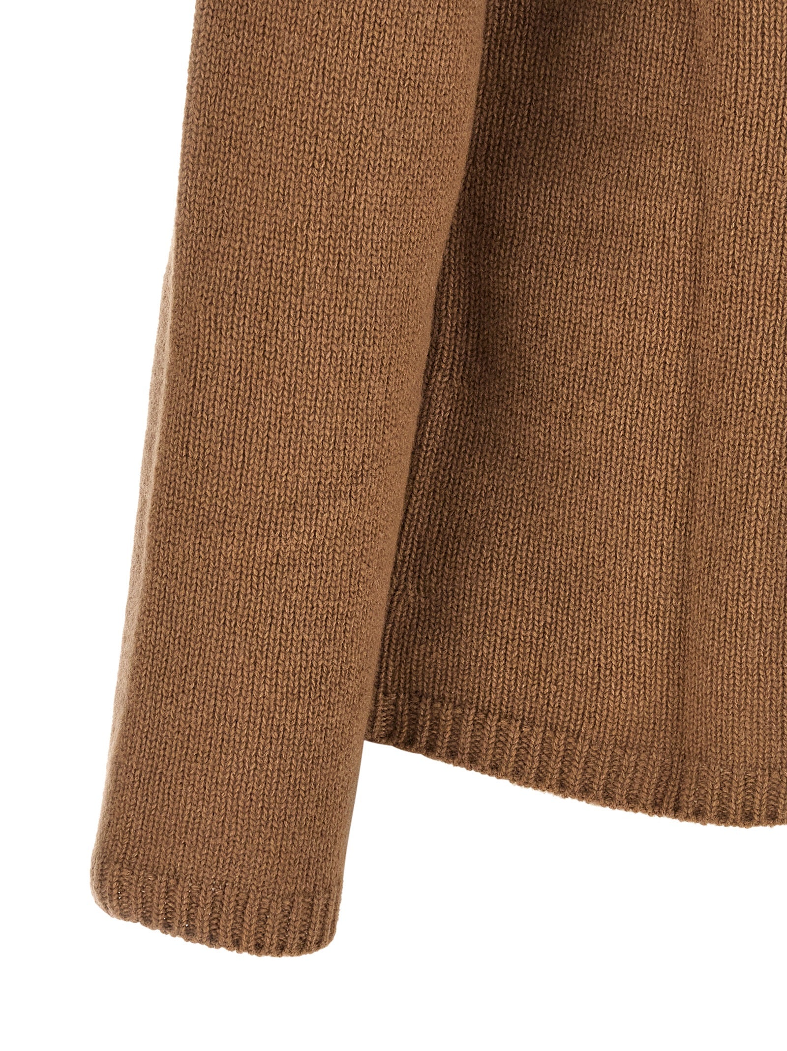 'S Max Mara Brown Wool Women's Cardigan