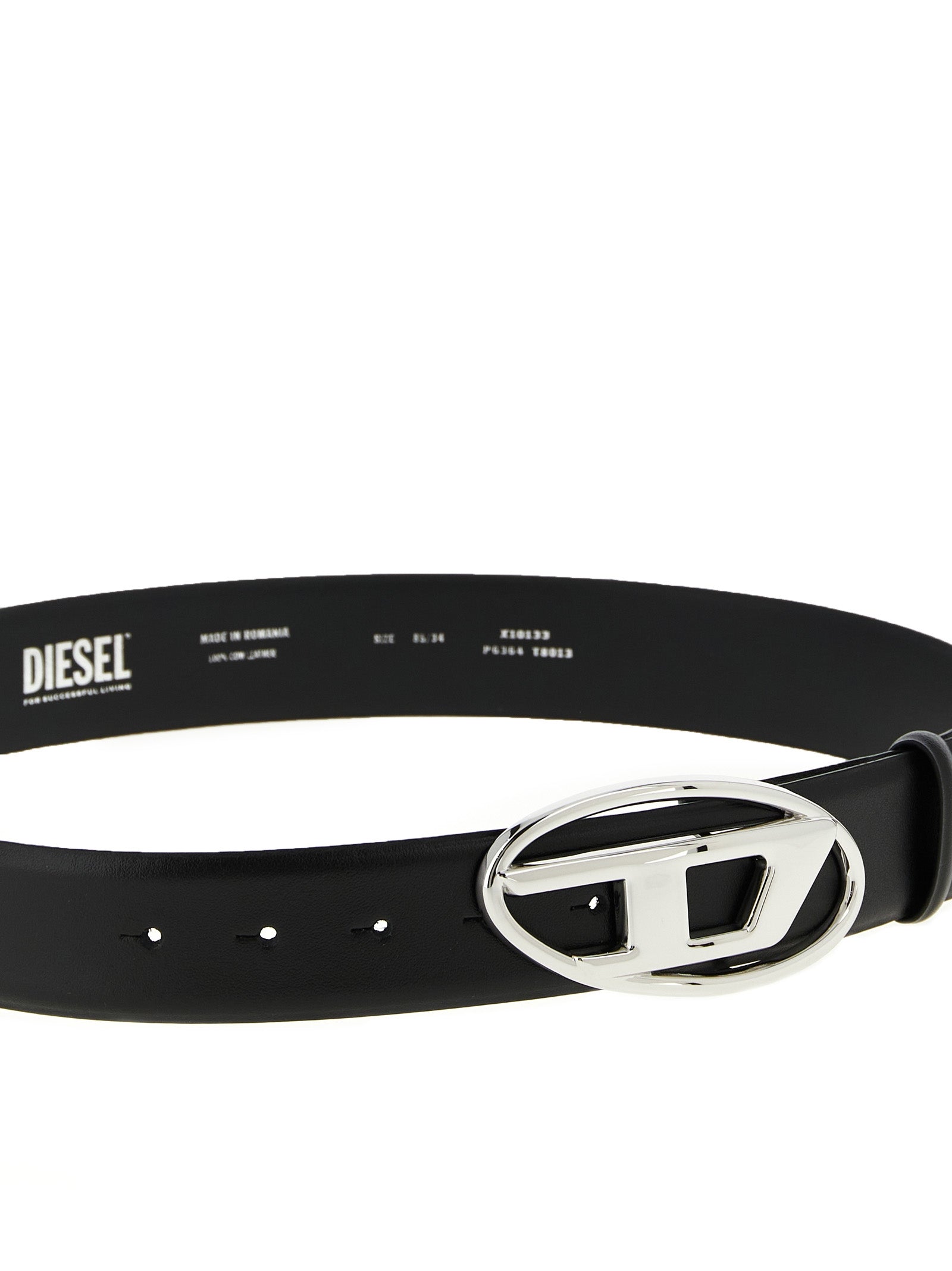 Diesel Black Polyethylene Regular Men's Belt