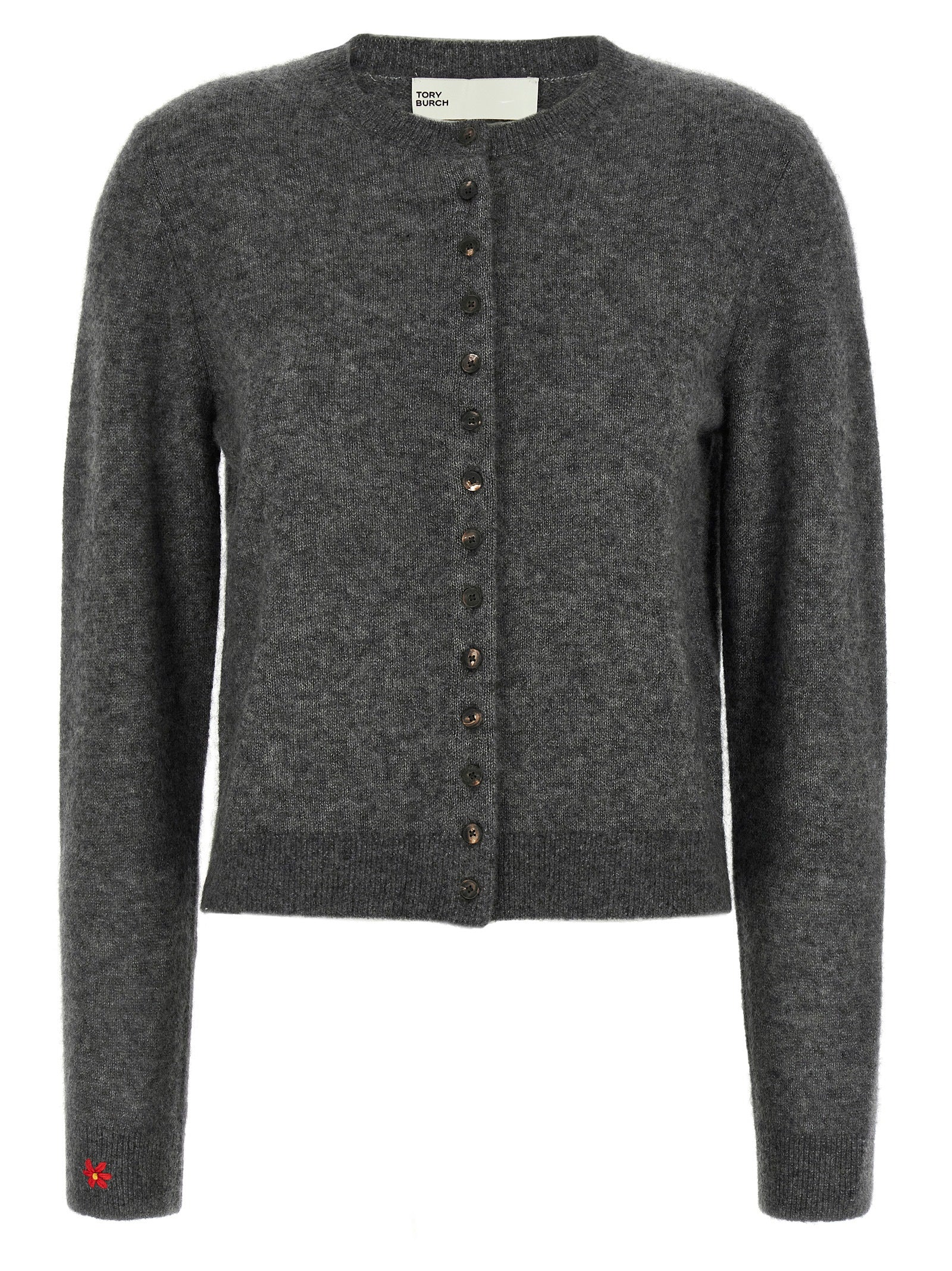 Tory Burch Gray Cashmere Women's Cardigan