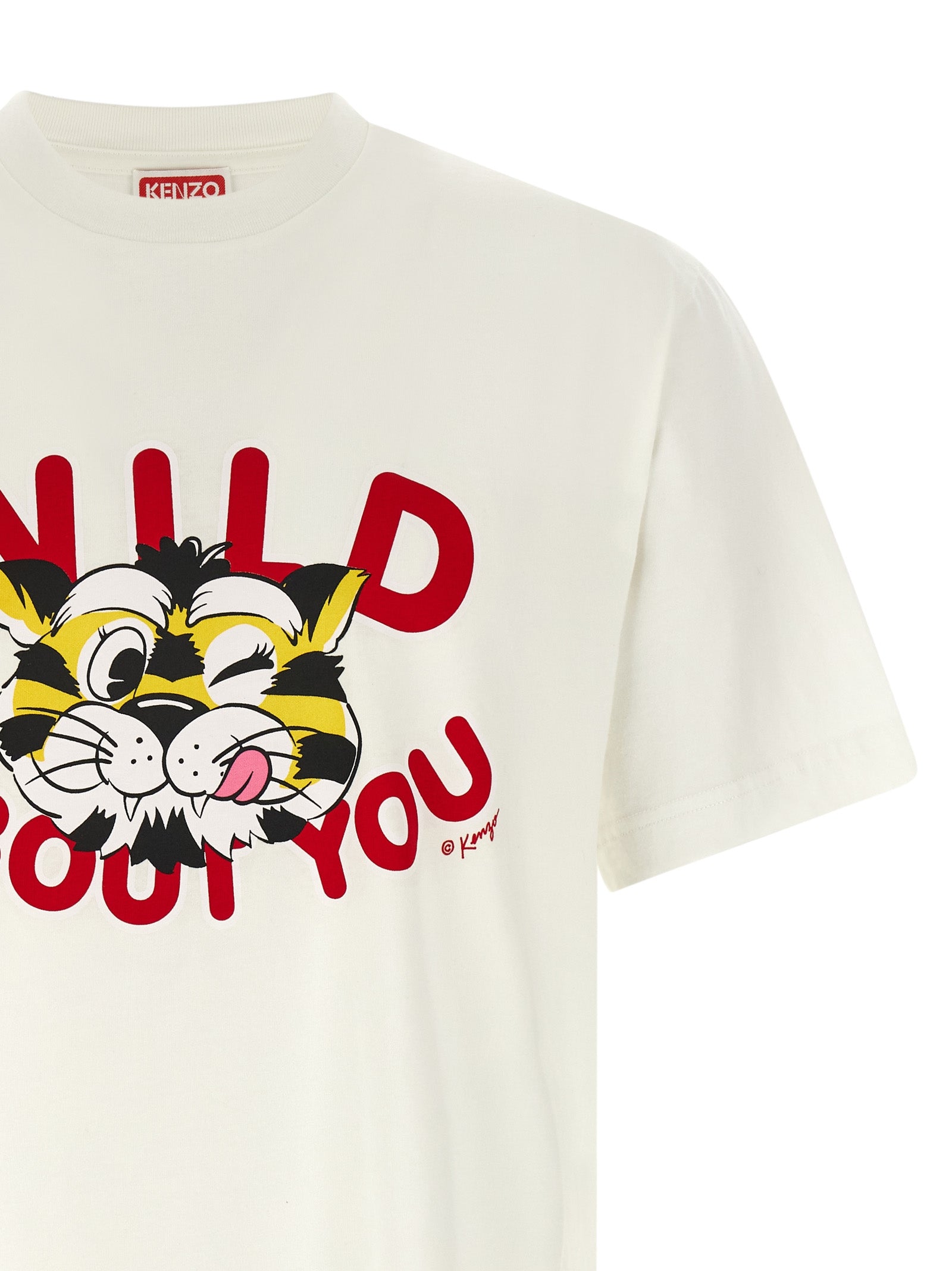 Kenzo White Cotton Men's T-Shirt