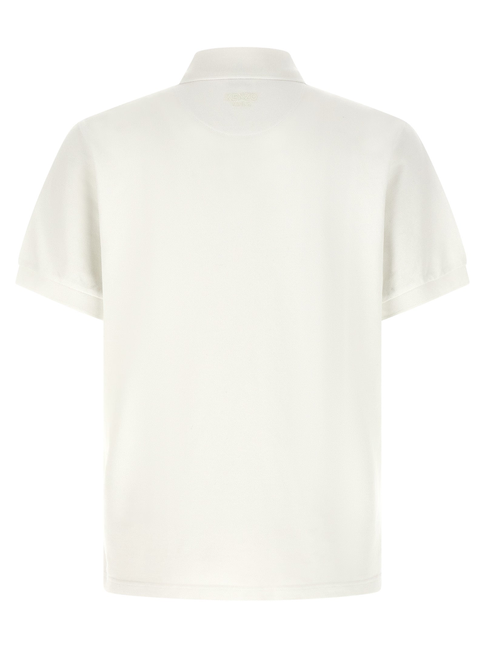 Kenzo White Cotton Polo Men's Shirt
