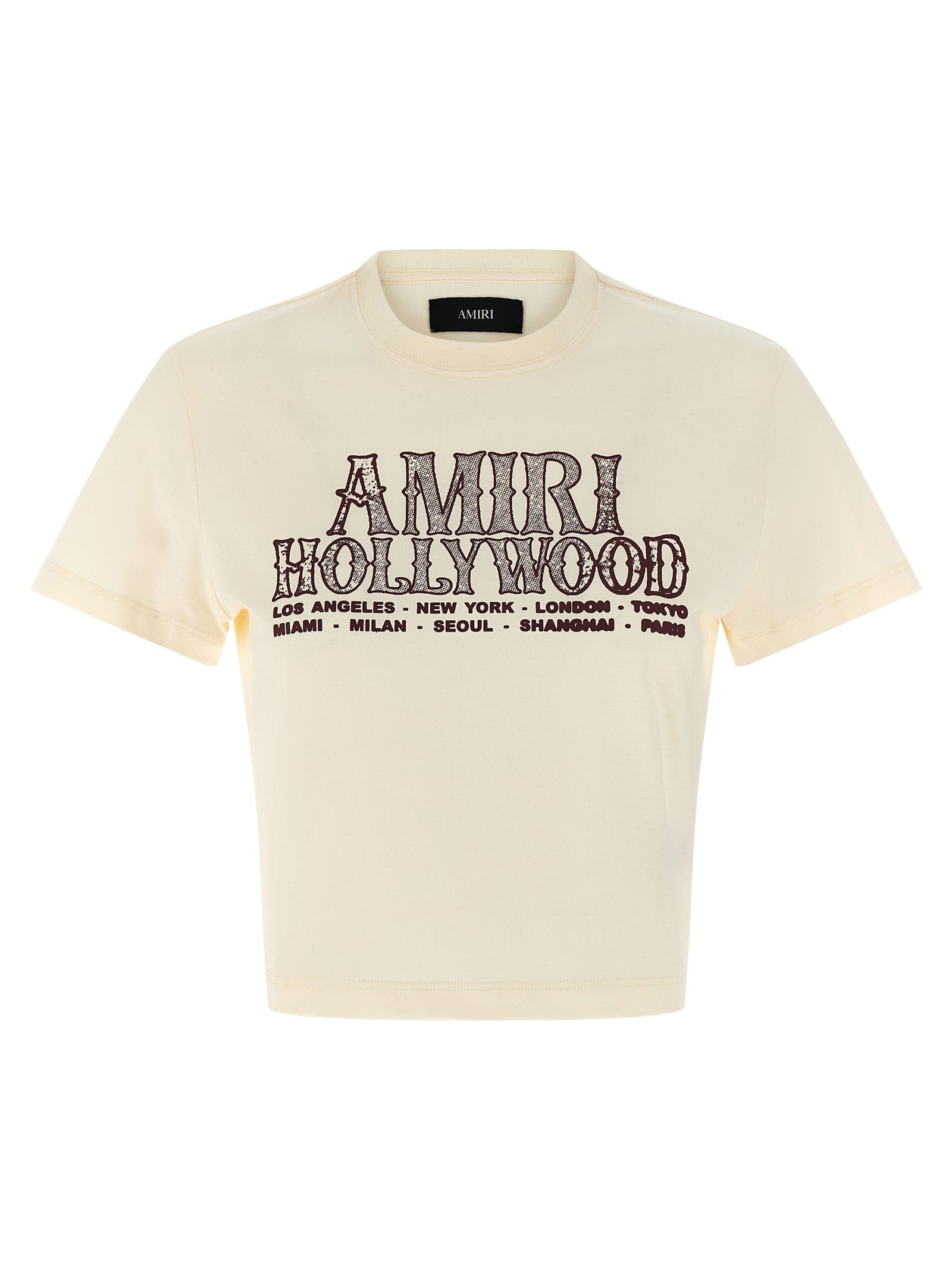 Amiri White Cotton Women's T-Shirt