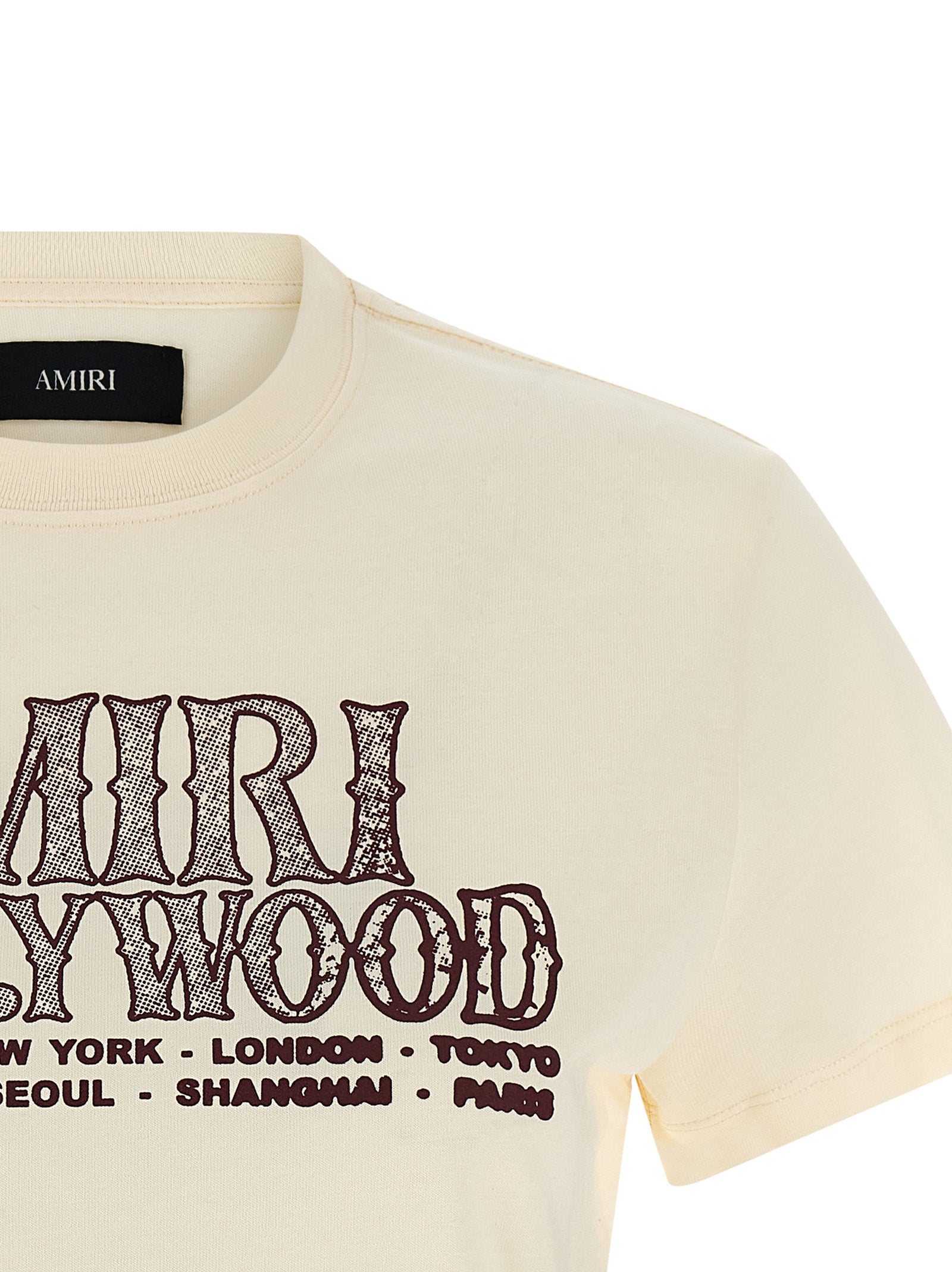 Amiri White Cotton Women's T-Shirt