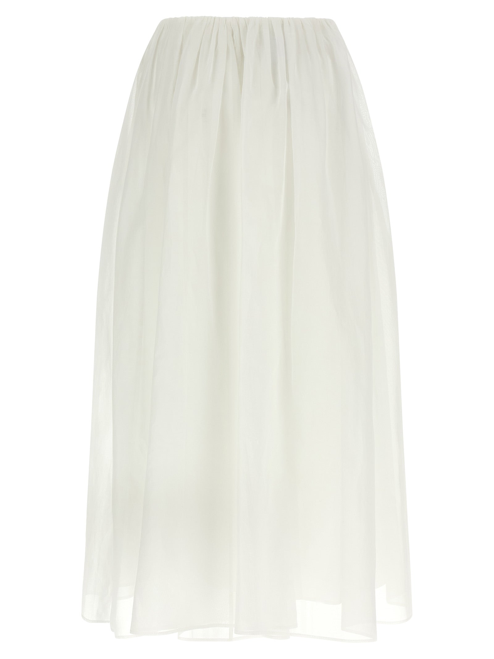 Brunello Cucinelli White Cotton Mini Women's Skirt