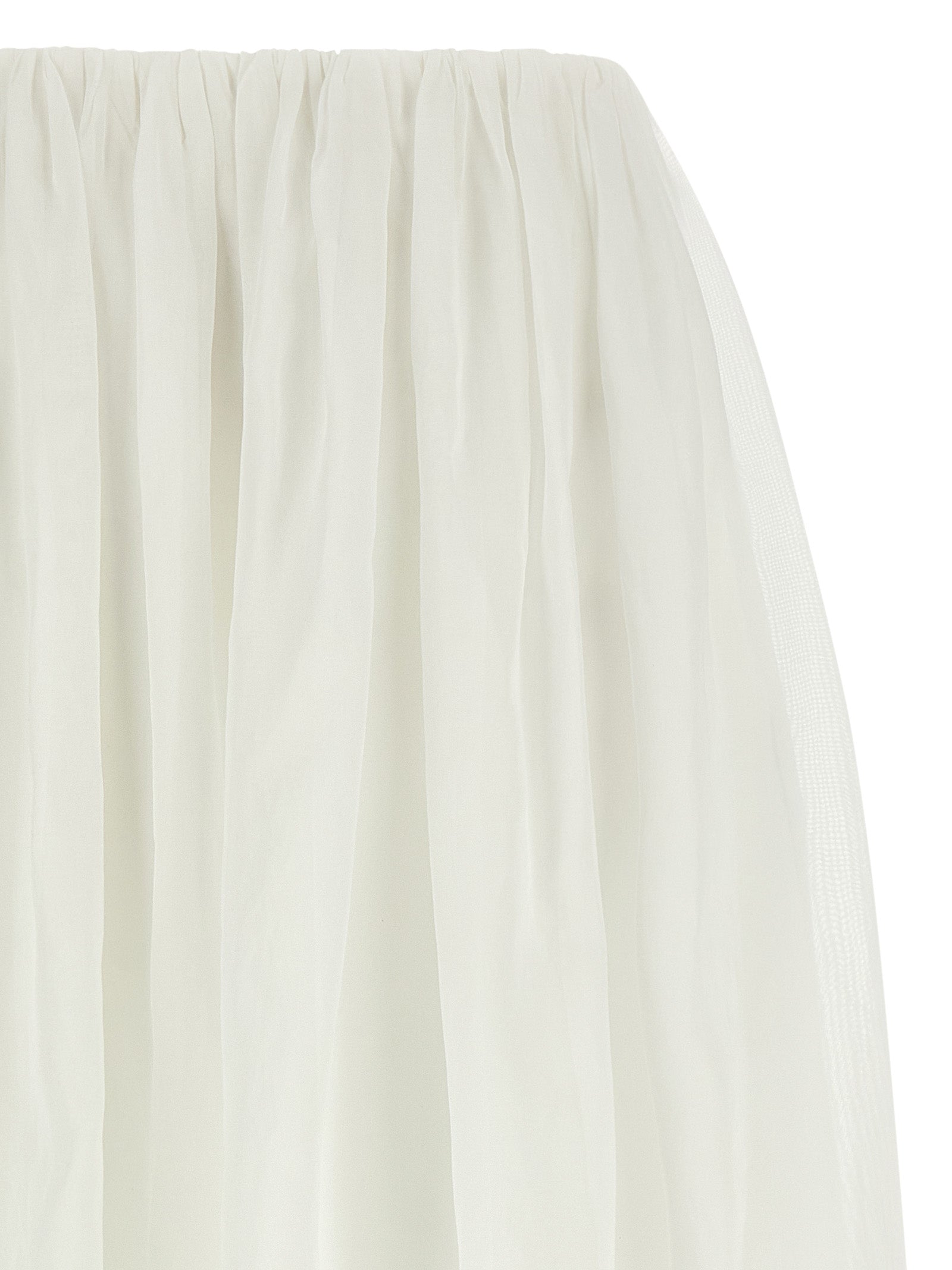 Brunello Cucinelli White Cotton Mini Women's Skirt