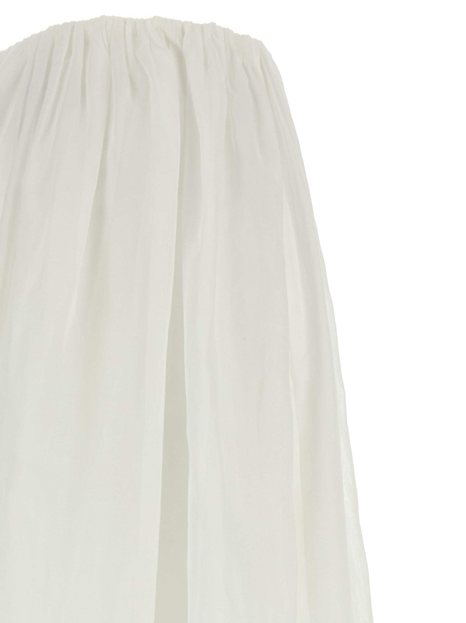 Brunello Cucinelli White Cotton Mini Women's Skirt