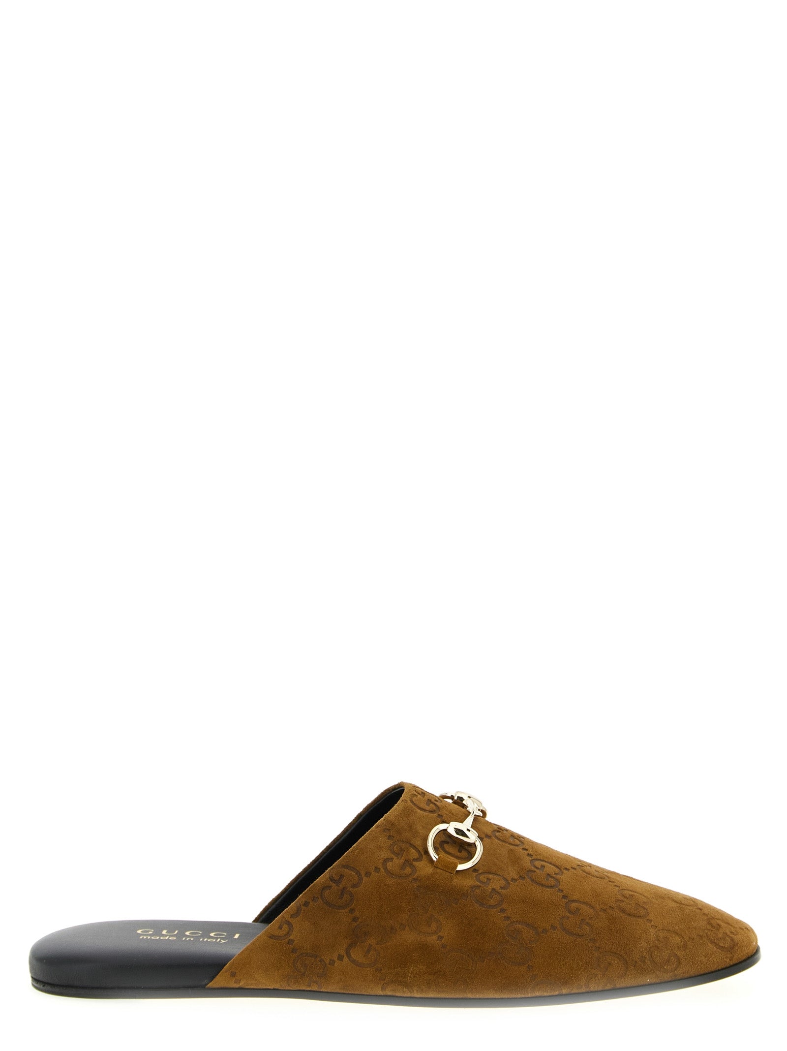 Gucci Brown Calfskin Women's Mules