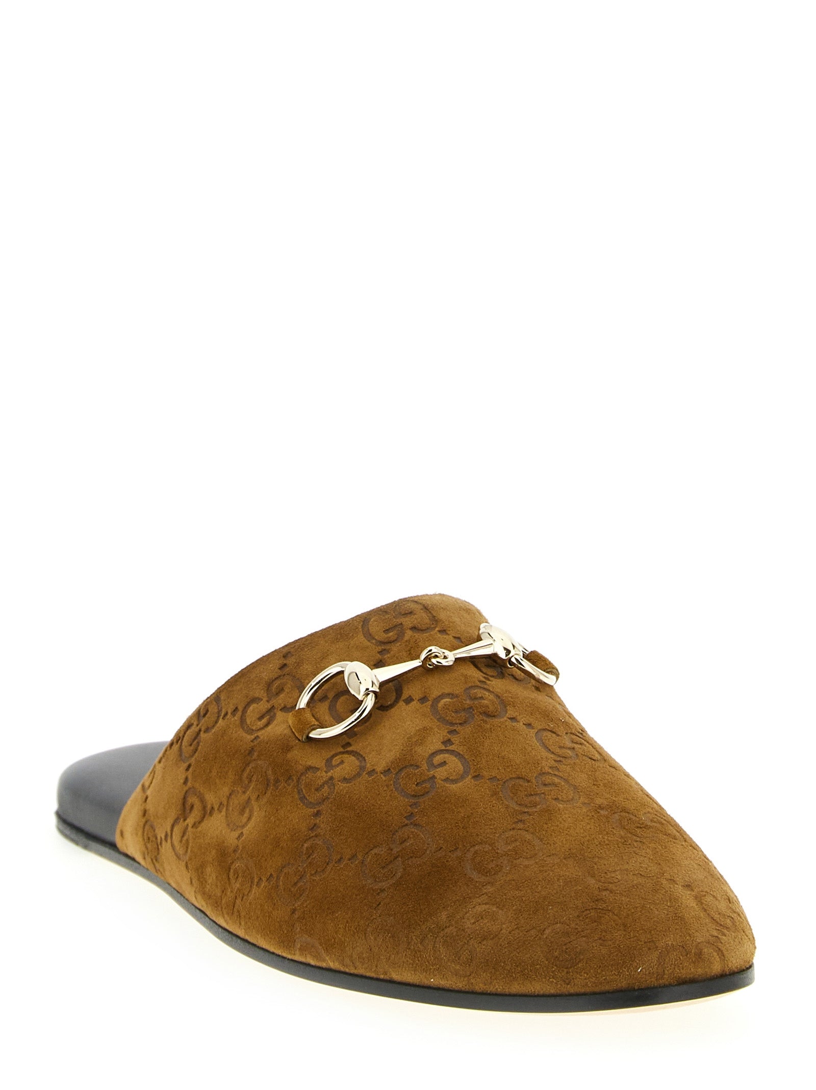 Gucci Brown Calfskin Women's Mules
