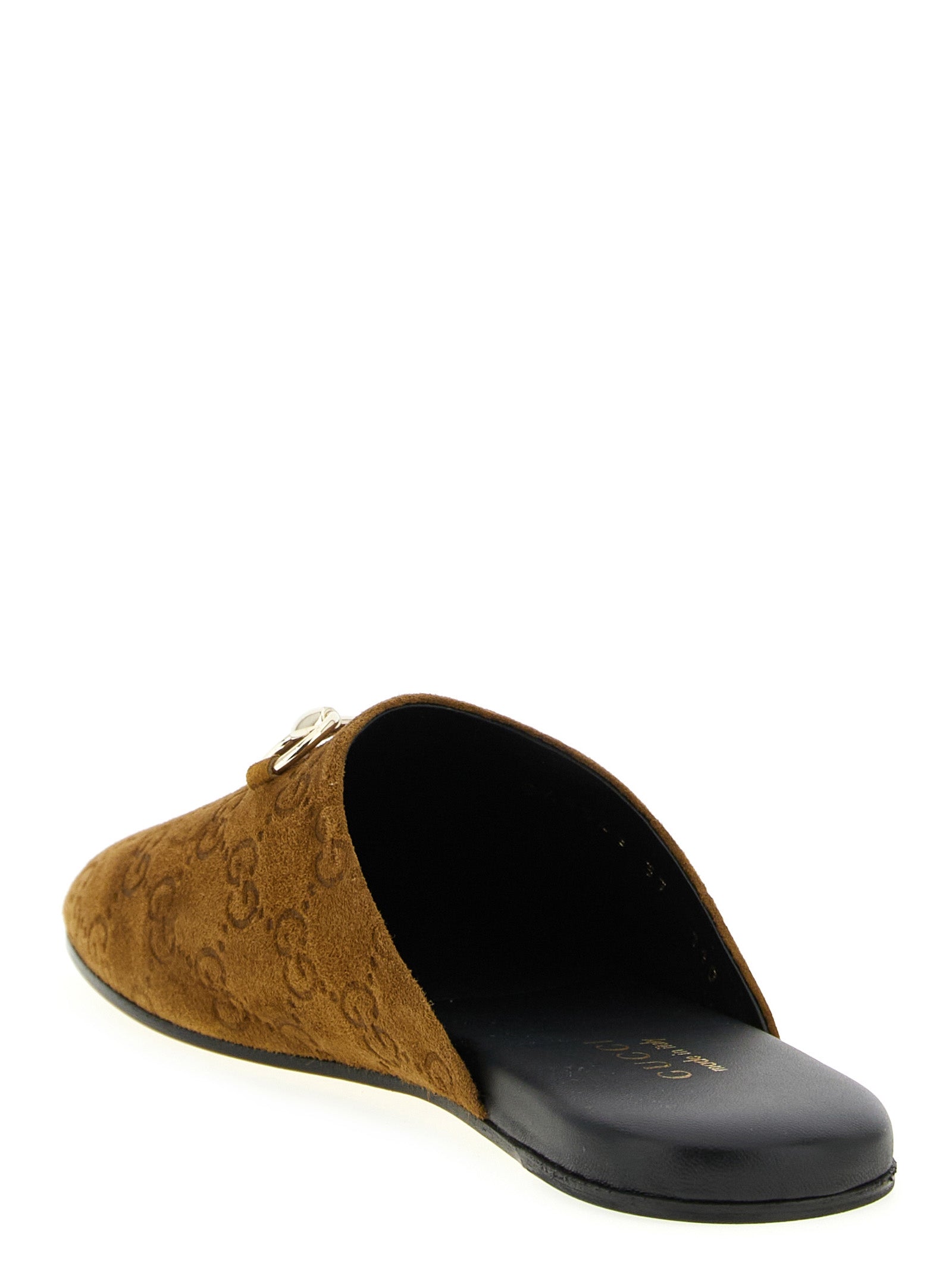 Gucci Brown Calfskin Women's Mules