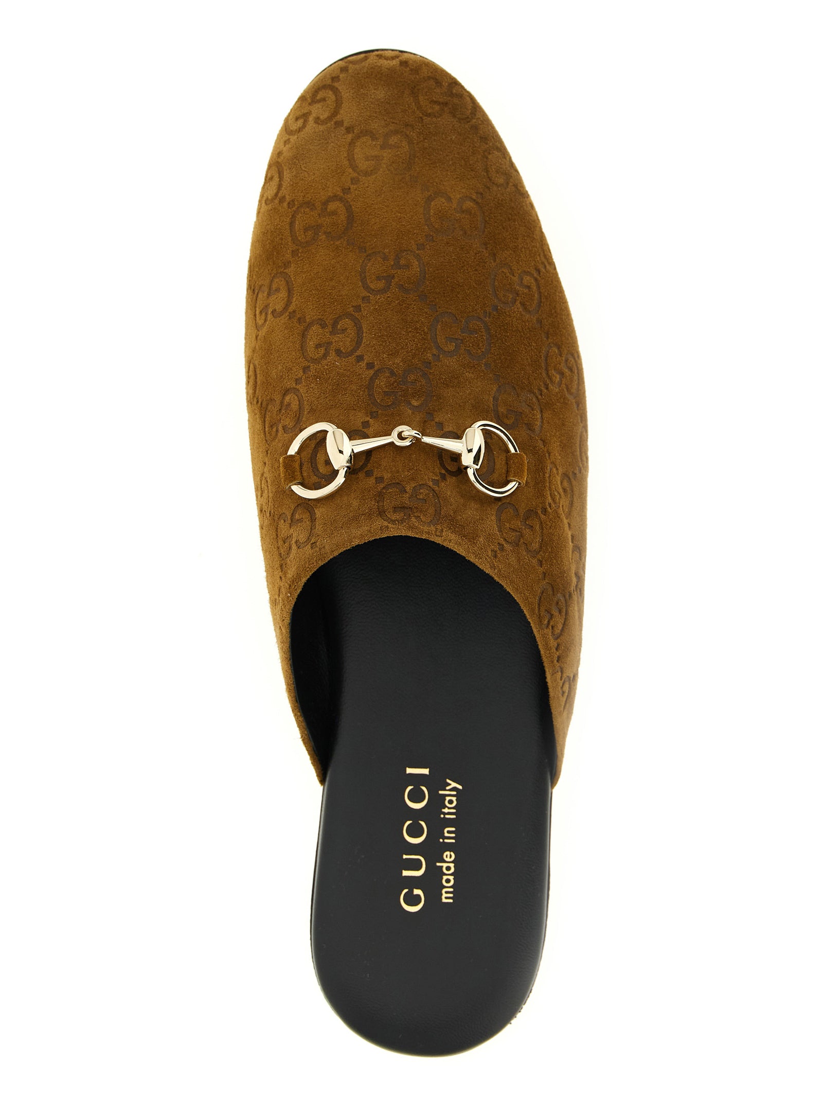 Gucci Brown Calfskin Women's Mules