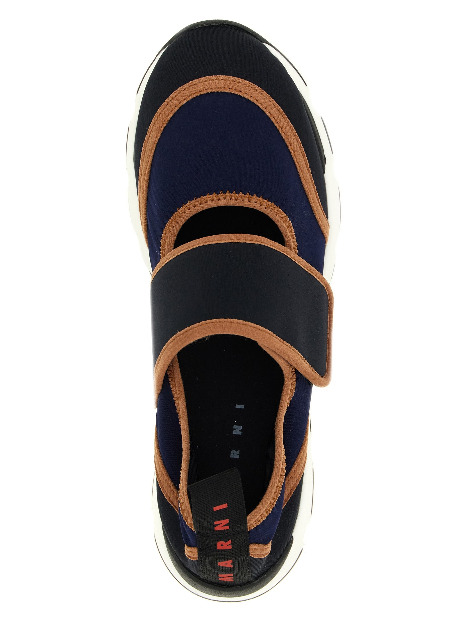 Marni Blue Polyamide Low Top Women's Sneakers