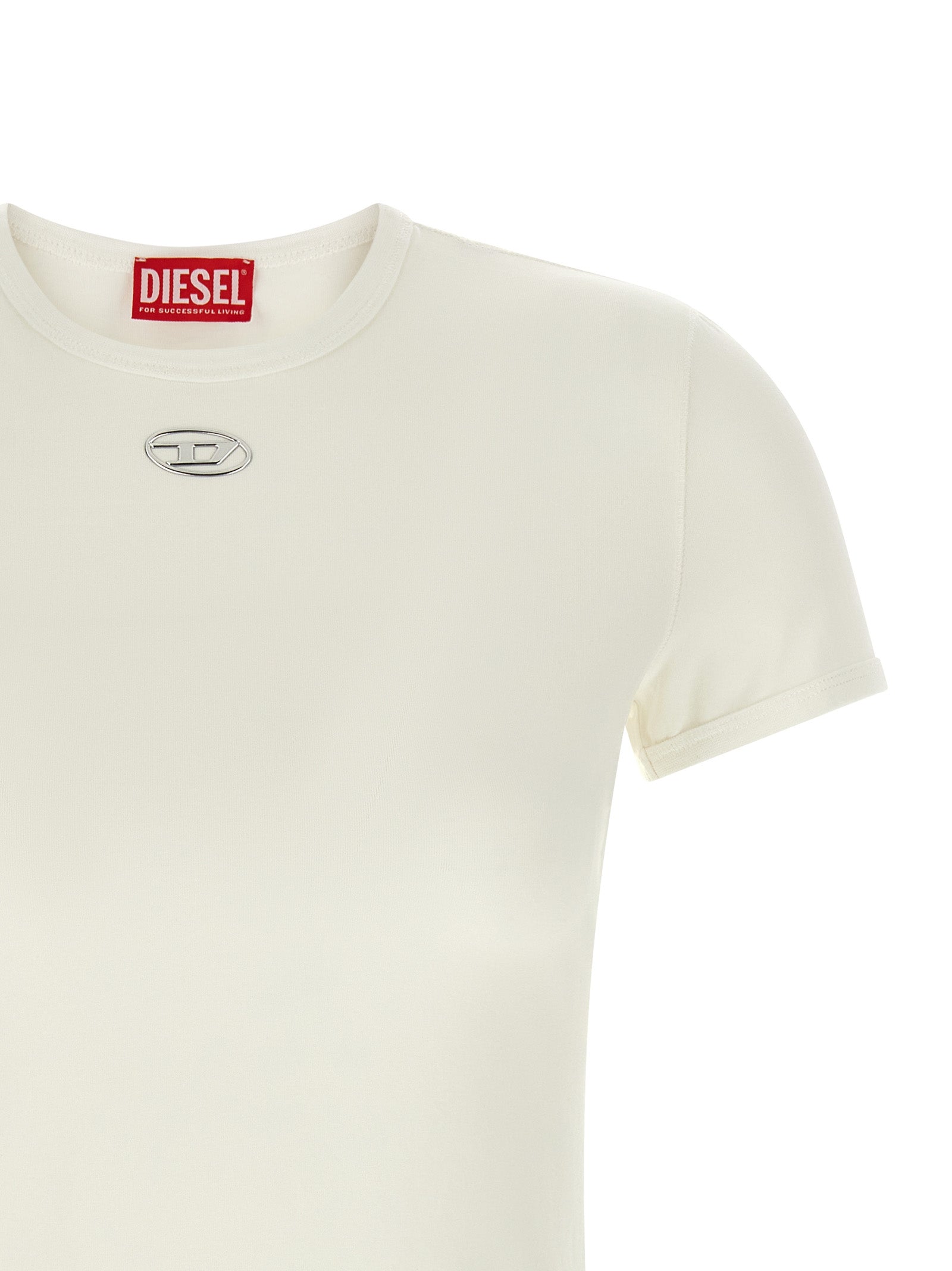 Diesel White Cotton Women's T-Shirt