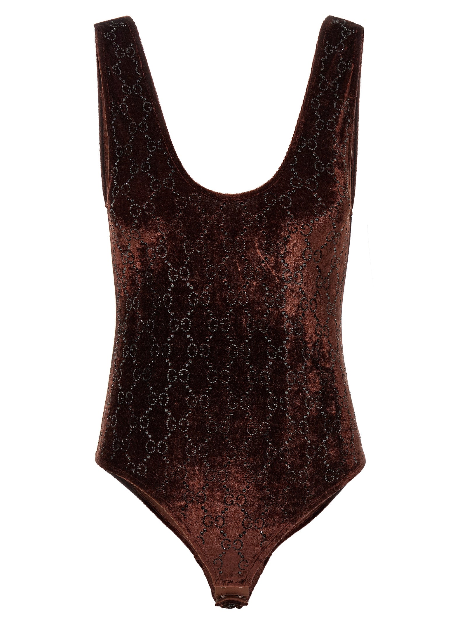 Gucci Brown Polyamide Women's Bodysuit