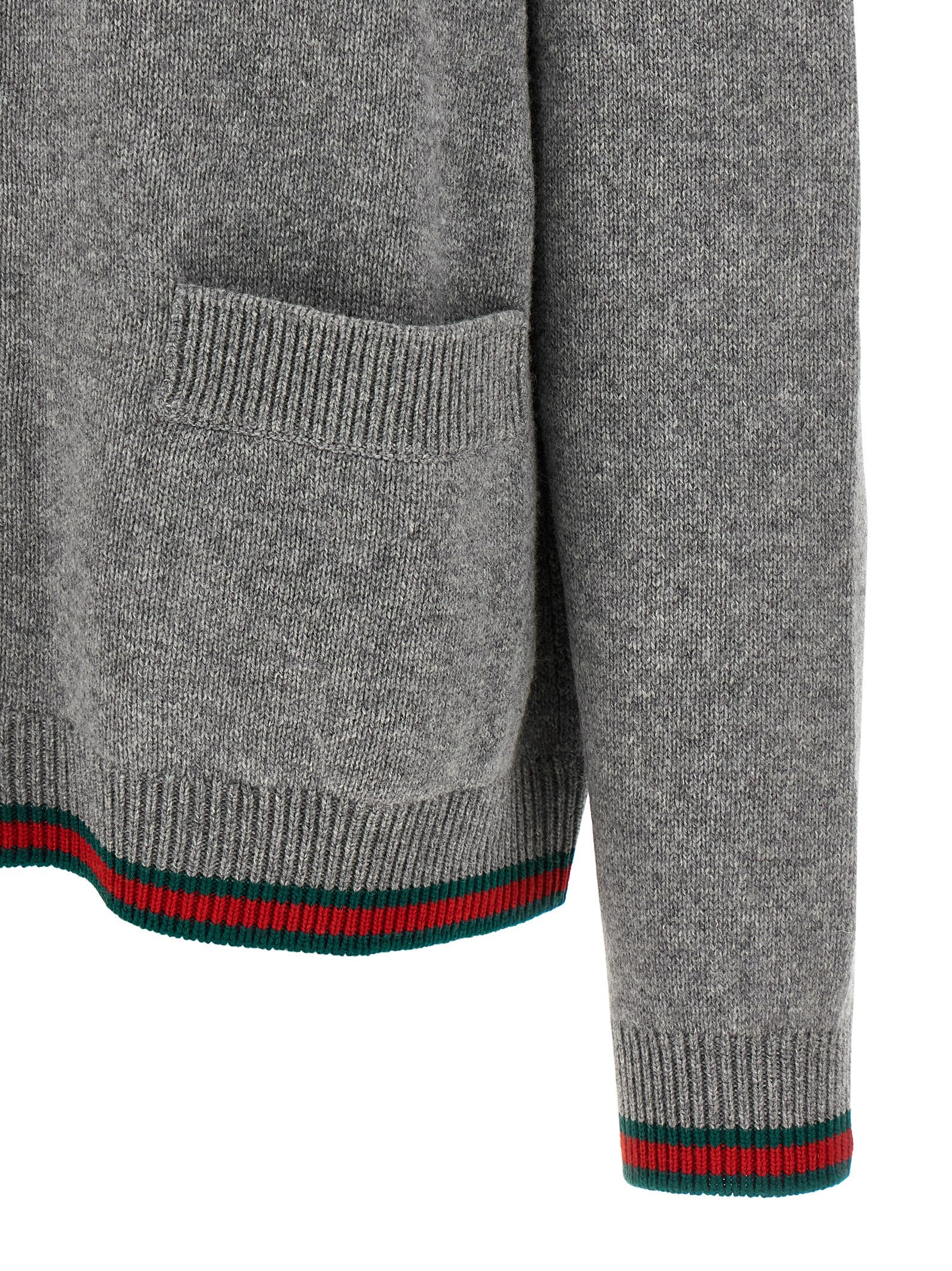 Gucci Gray Wool Women's Cardigan