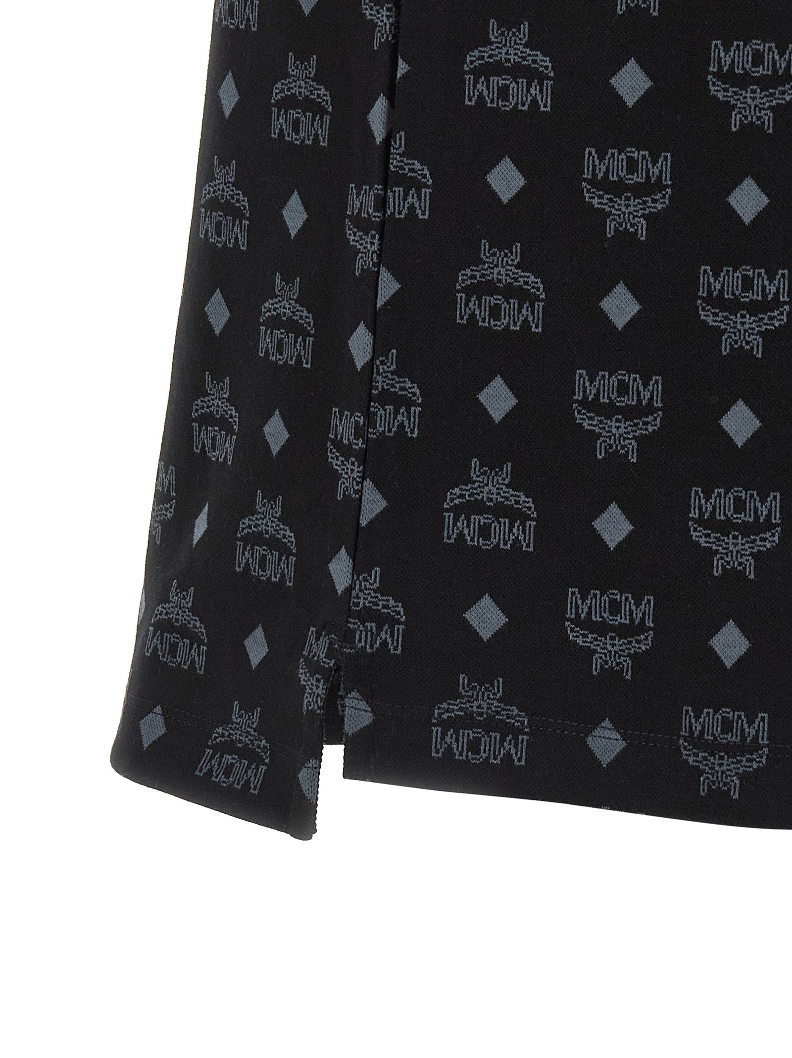 MCM Black Cotton Polo Men's Shirt