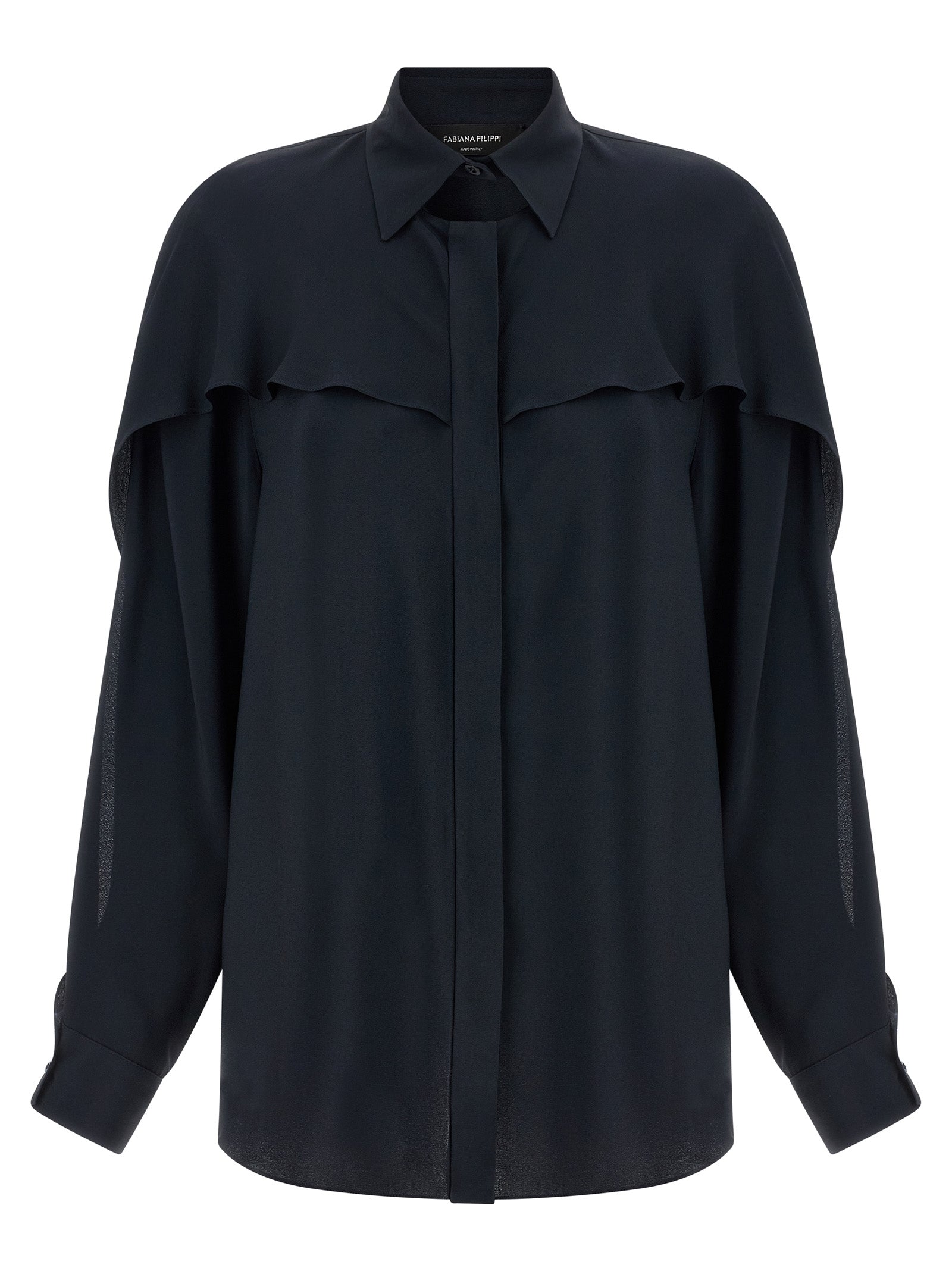Fabiana Filippi Blue Acetate Women's Blouse