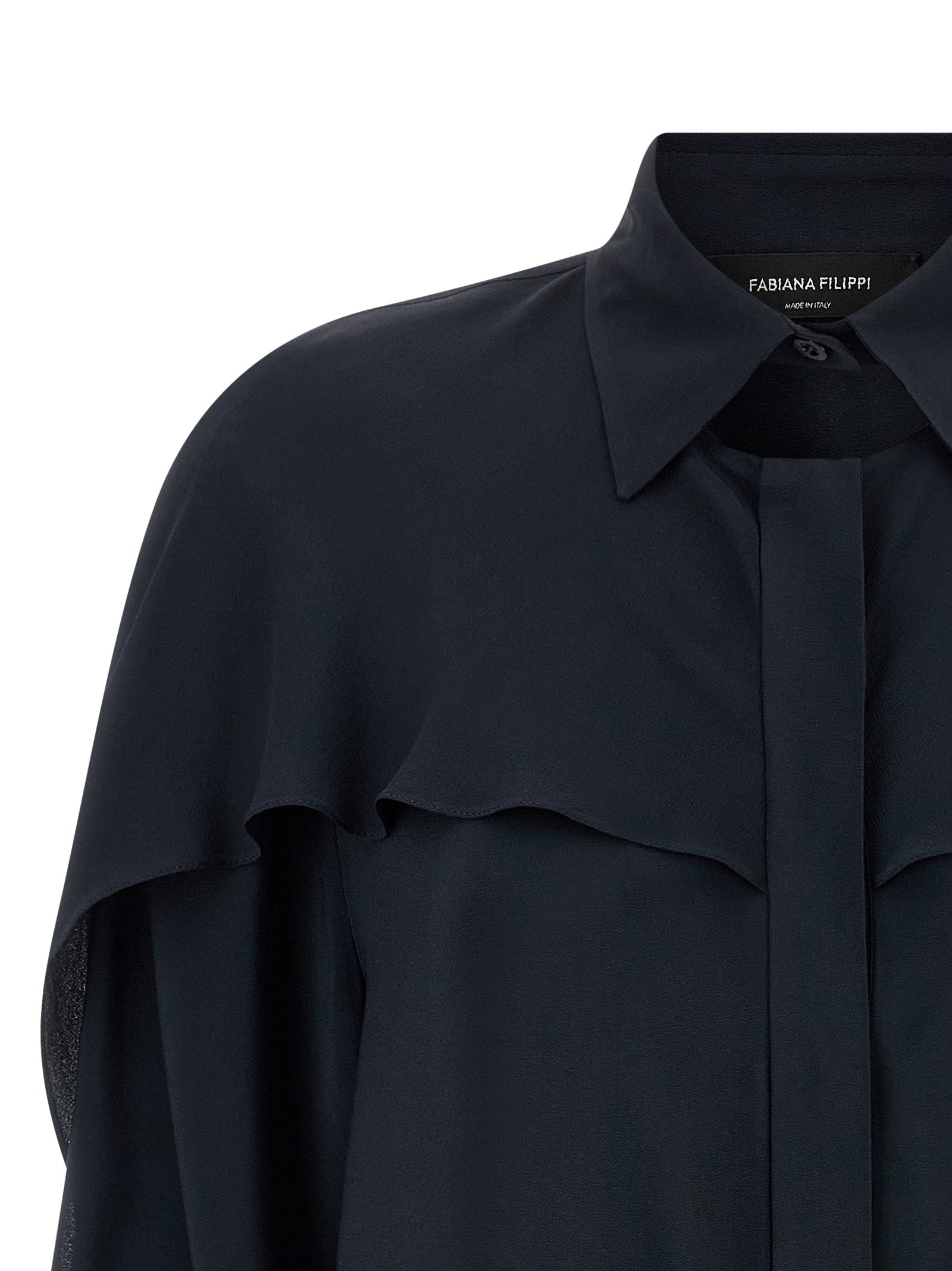 Fabiana Filippi Blue Acetate Women's Blouse