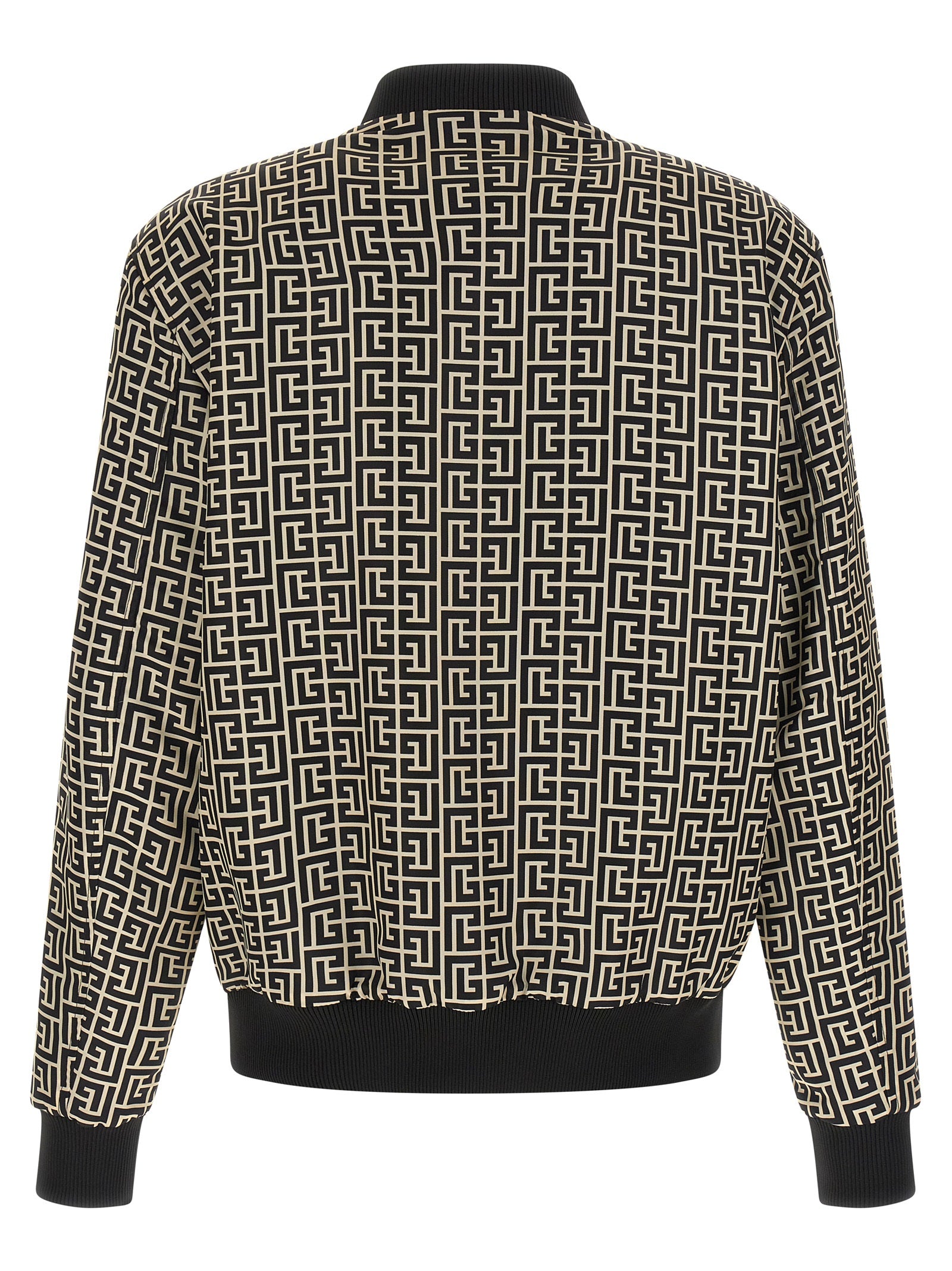Balmain Black Polyamide Men's Bomber