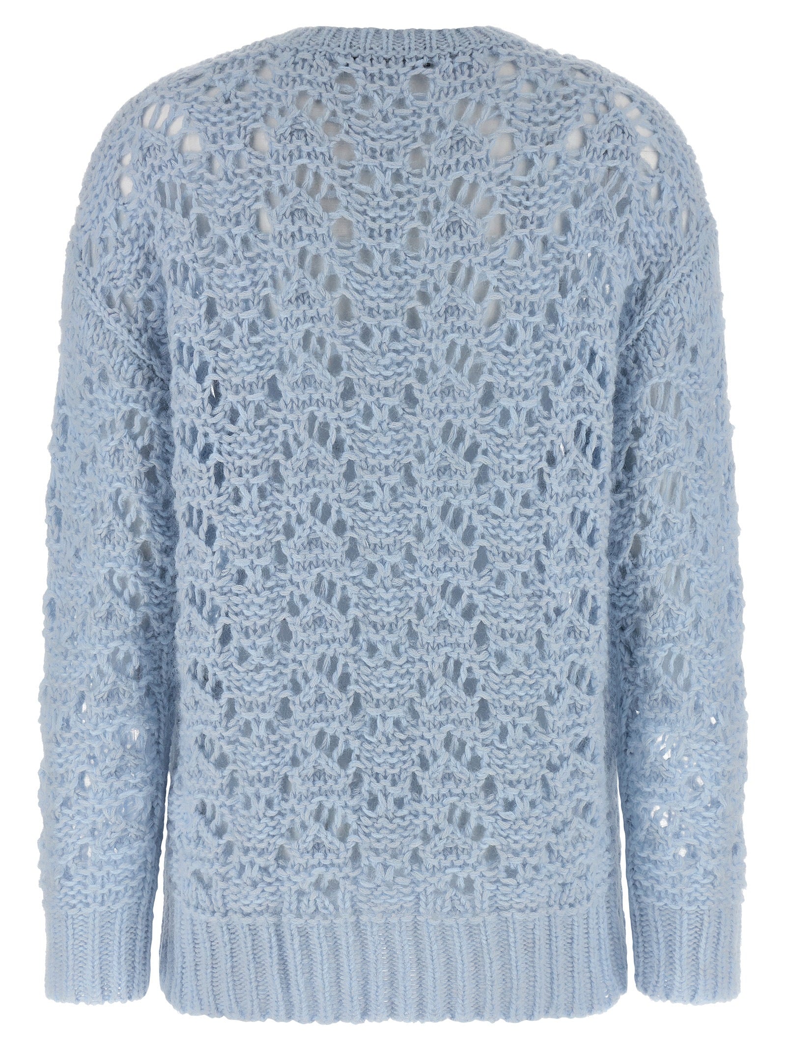 Fabiana Filippi Blue Virgin Wool Women's Cardigan