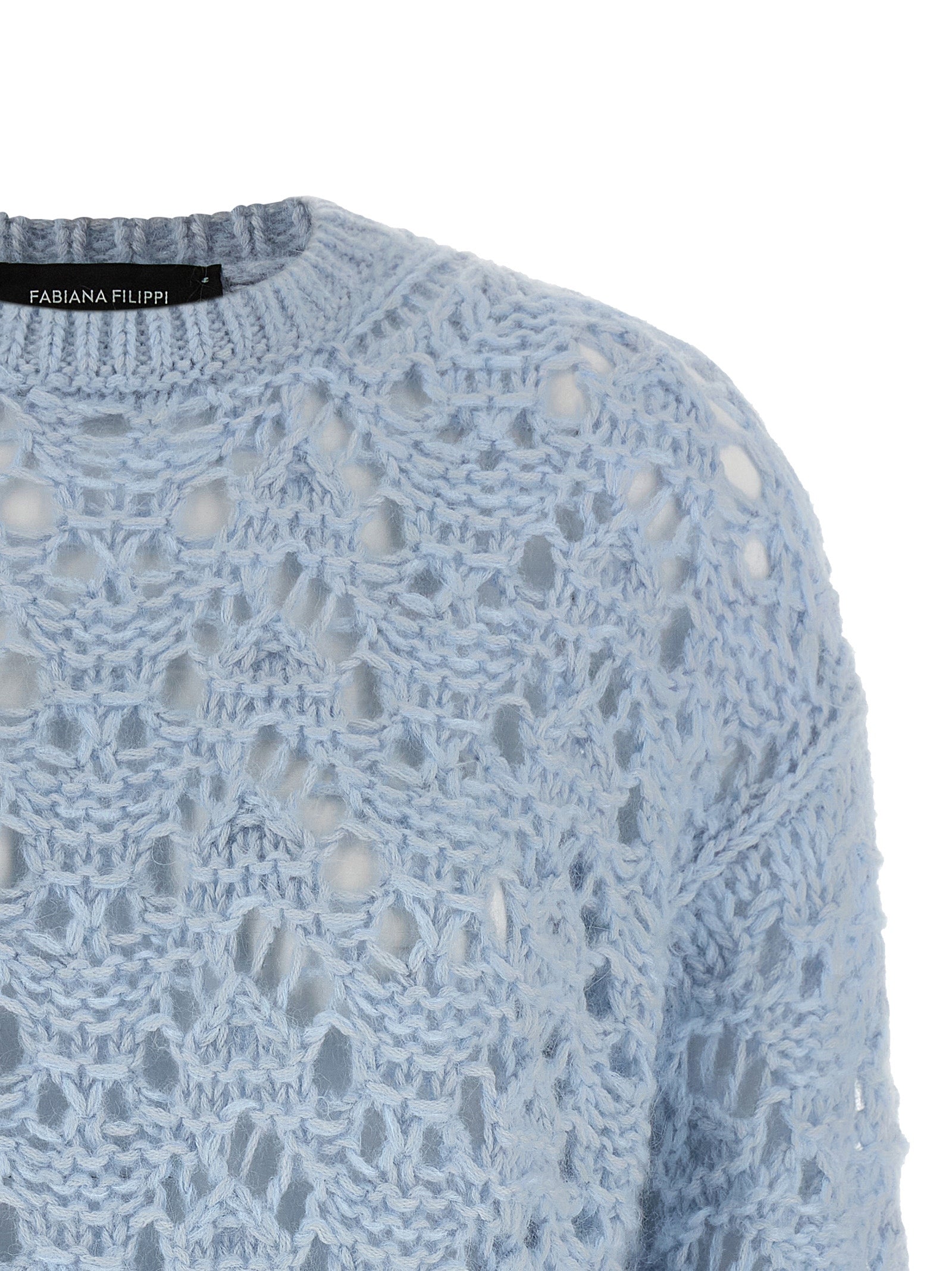Fabiana Filippi Blue Virgin Wool Women's Cardigan