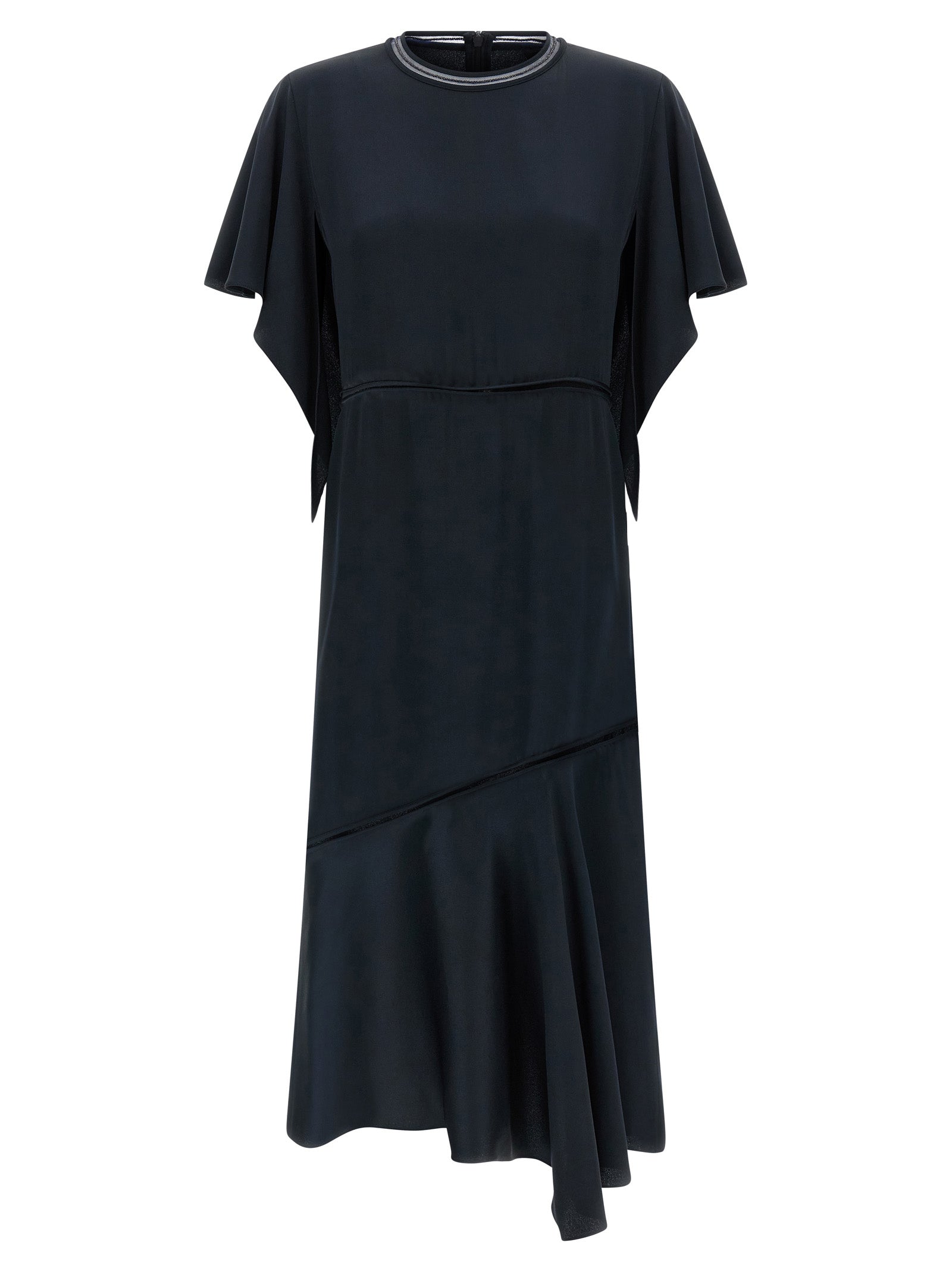 Fabiana Filippi Blue Viscose Midi Women's Dress