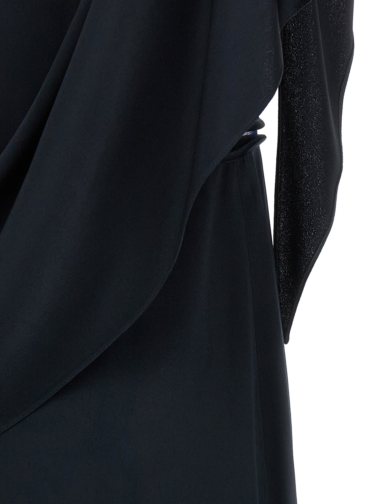 Fabiana Filippi Blue Viscose Midi Women's Dress