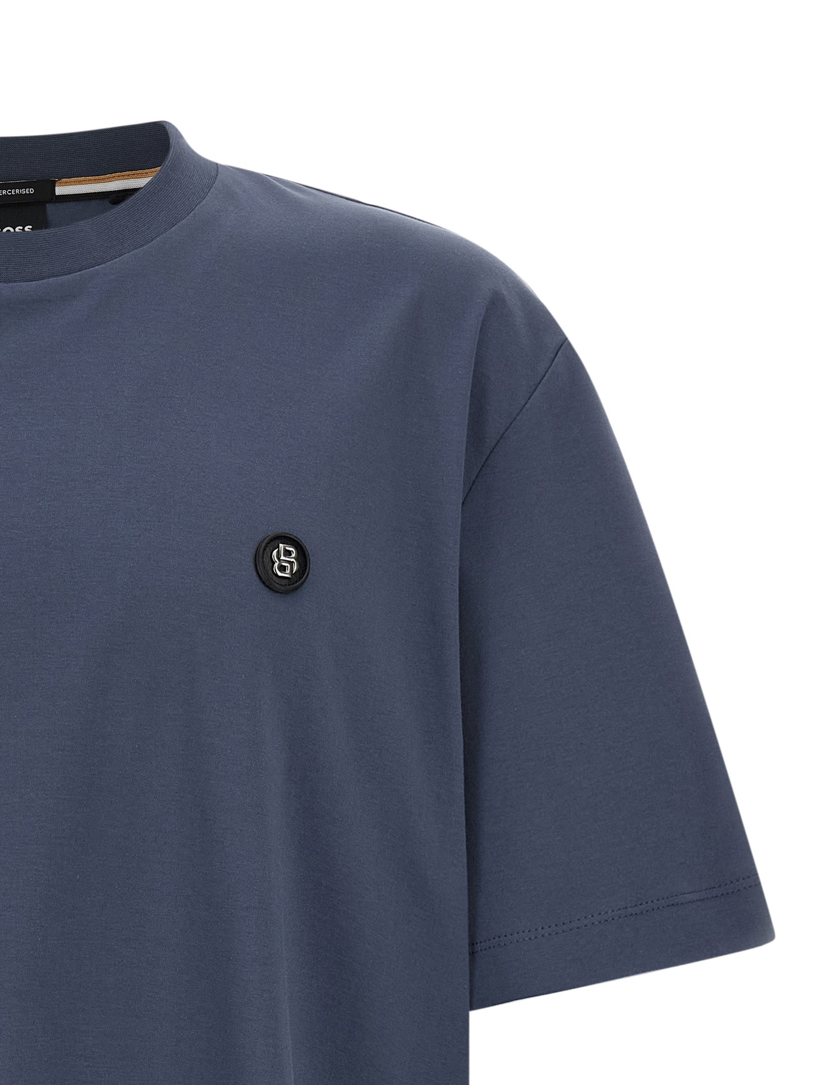 Hugo Boss Blue Cotton Men's T-Shirt