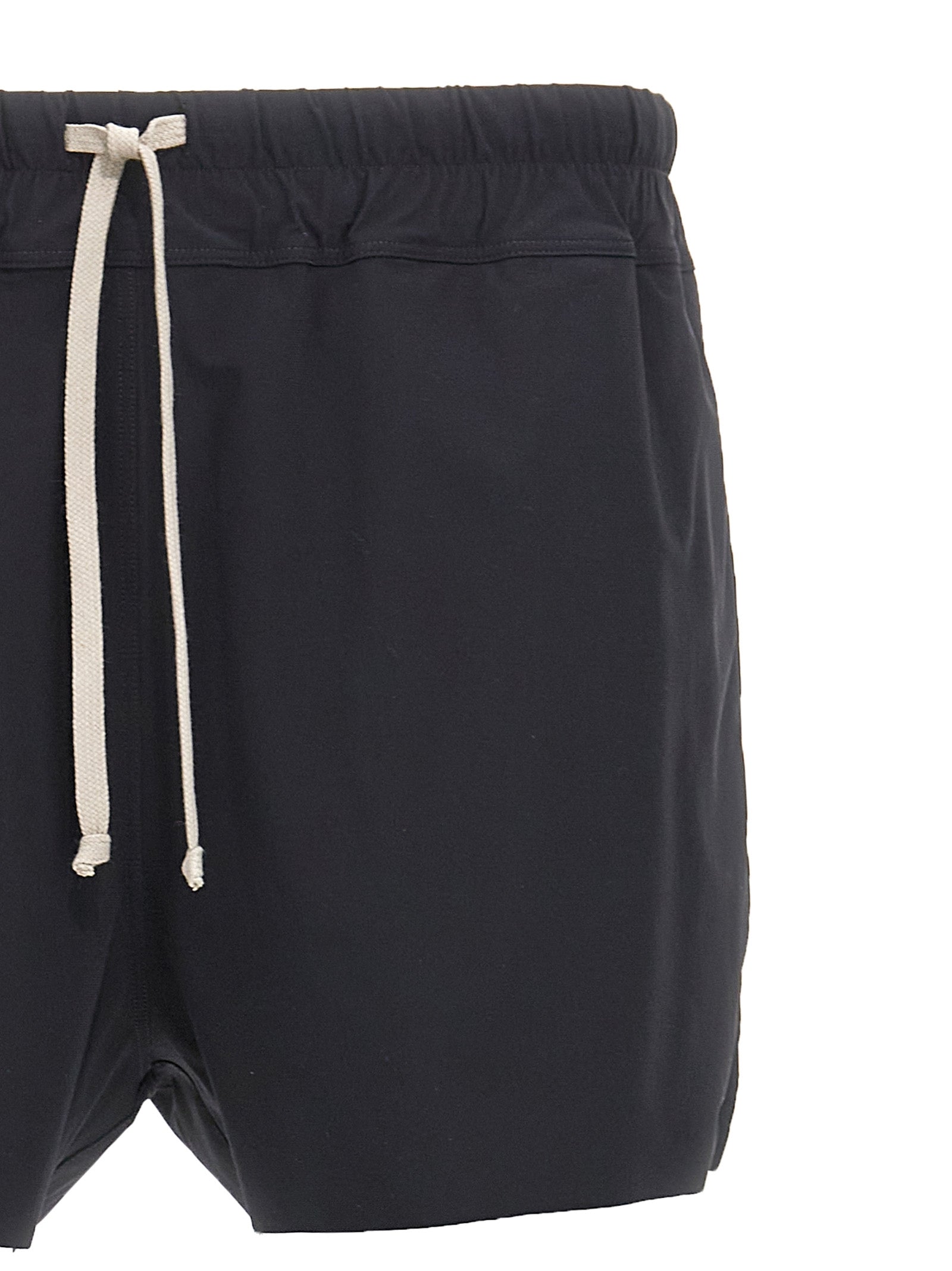 Rick Owens Black Nylon Swim Men's Shorts