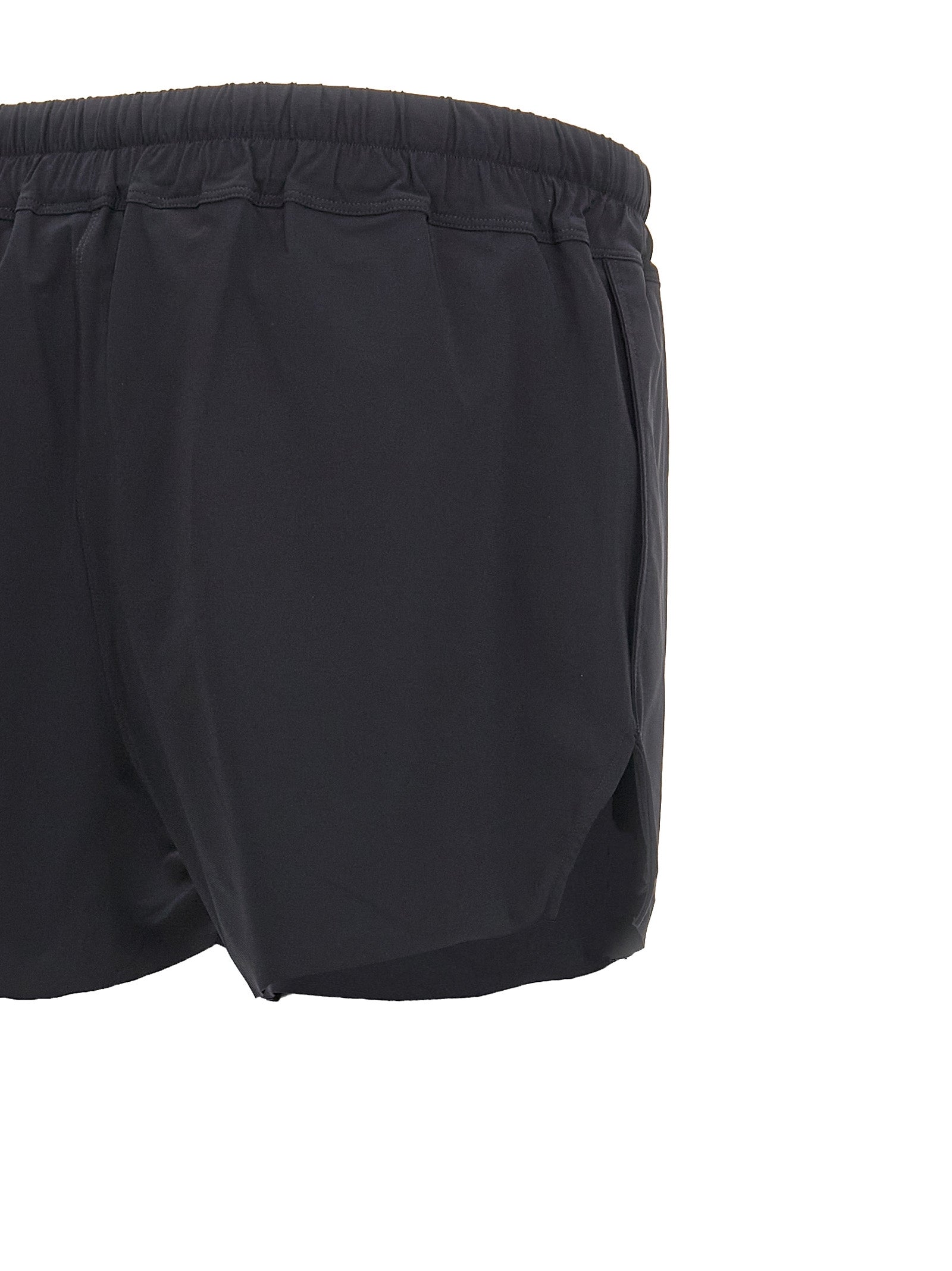 Rick Owens Black Nylon Swim Men's Shorts