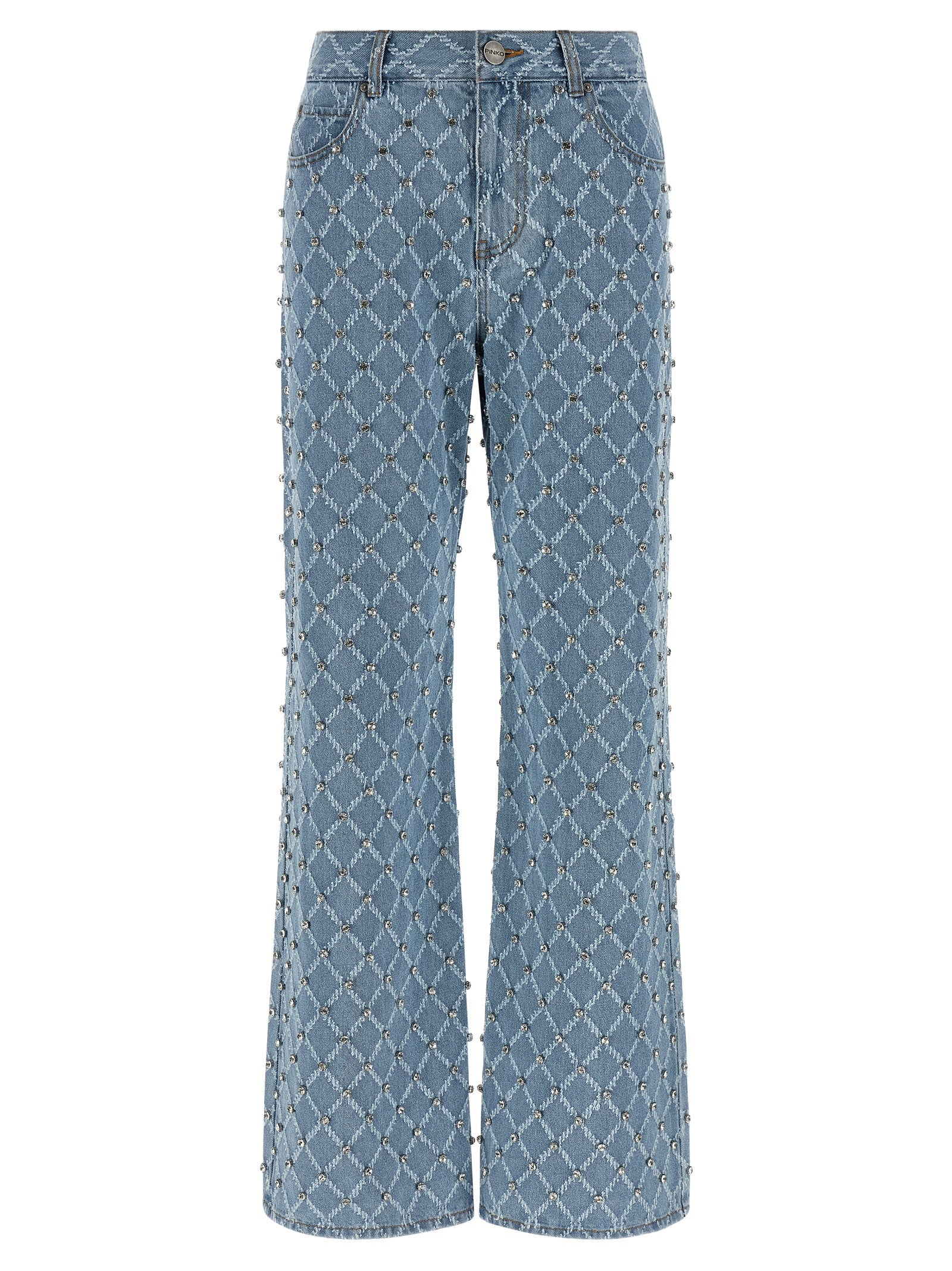 PINKO Blue Cotton Jeans Women's Denim