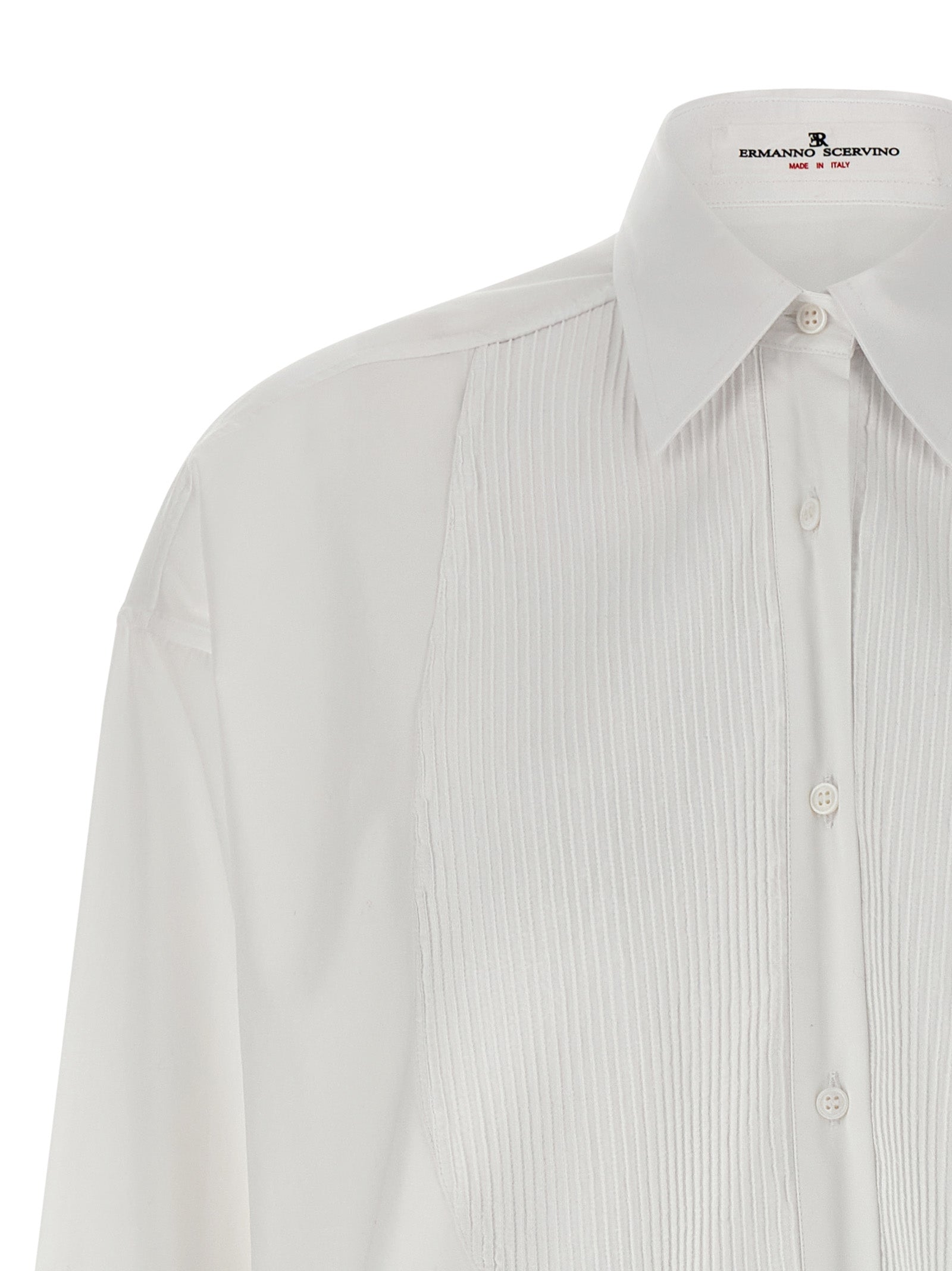 Ermanno Scervino White Cotton Women's Blouse