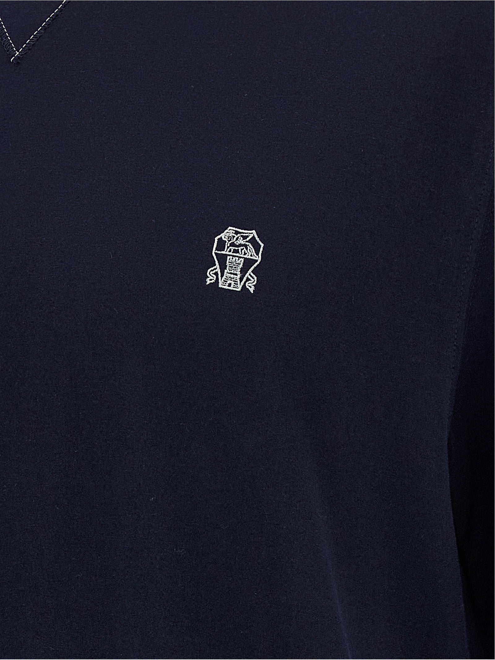 Brunello Cucinelli Blue Cotton Men's T-Shirt