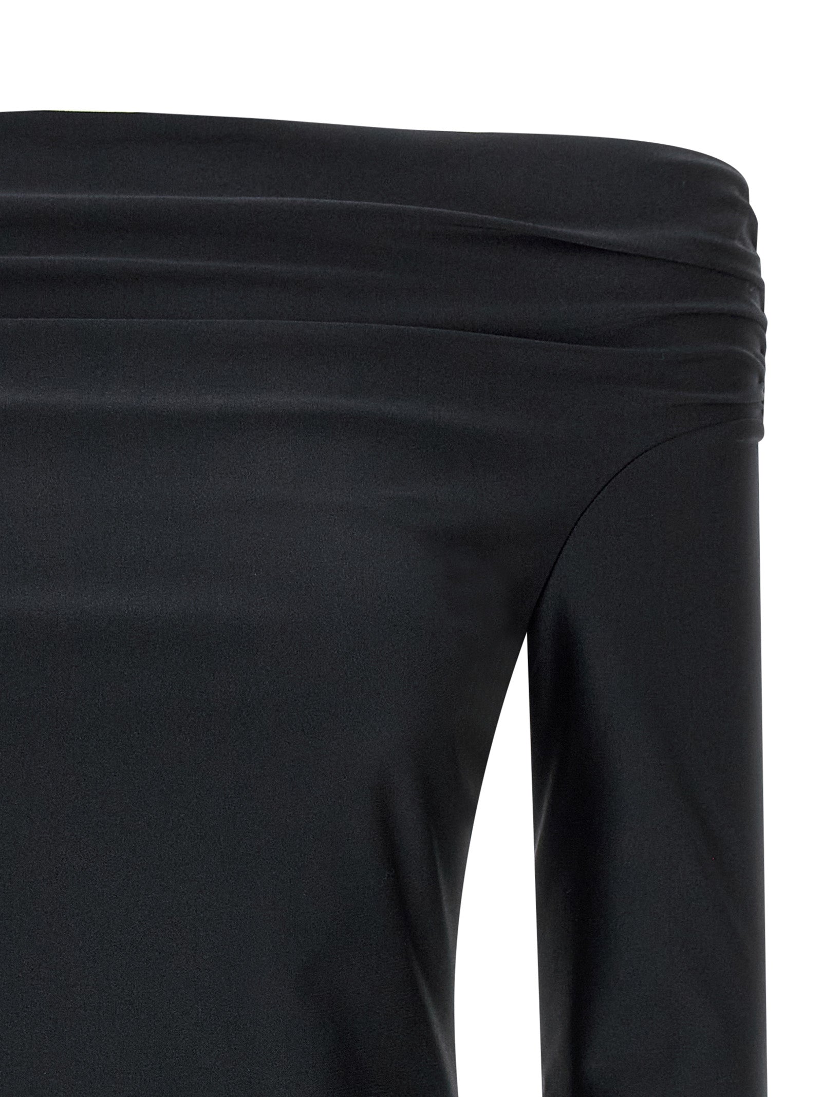 The Andamane Black Polyamide Tank Women's Tops