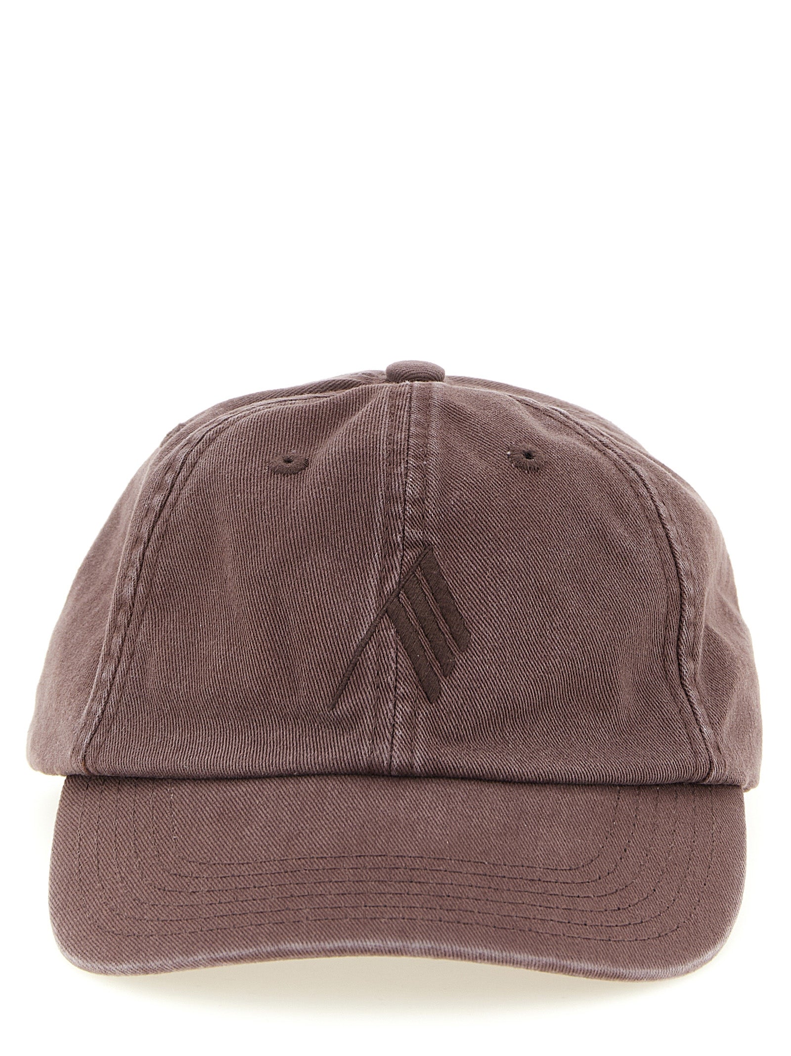 The Attico Brown Cotton Cap (Baseball Women's Hat)
